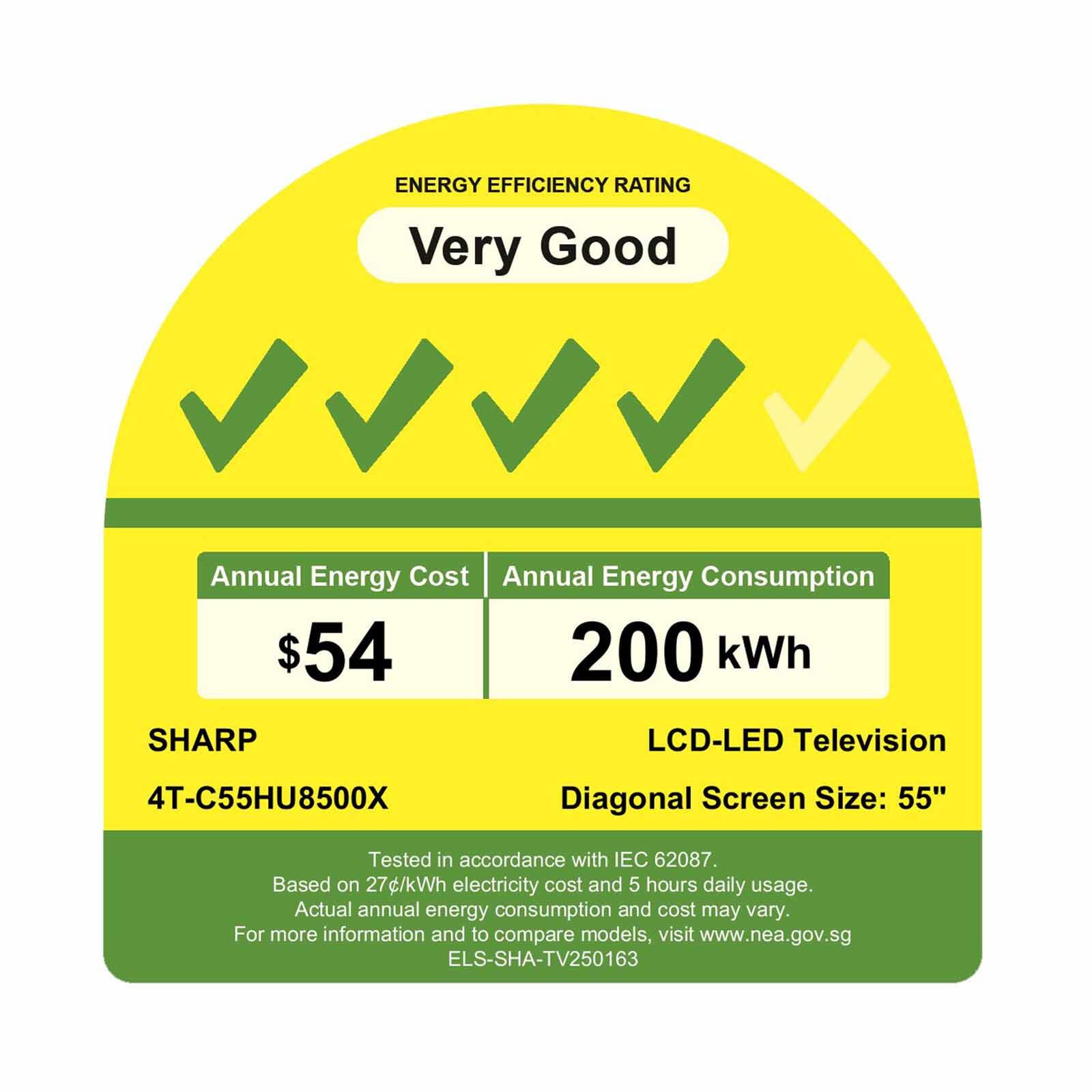 SHARP 55 In 4k Uhd Xled Google Tv 4T-C55HU8500X - Image 3