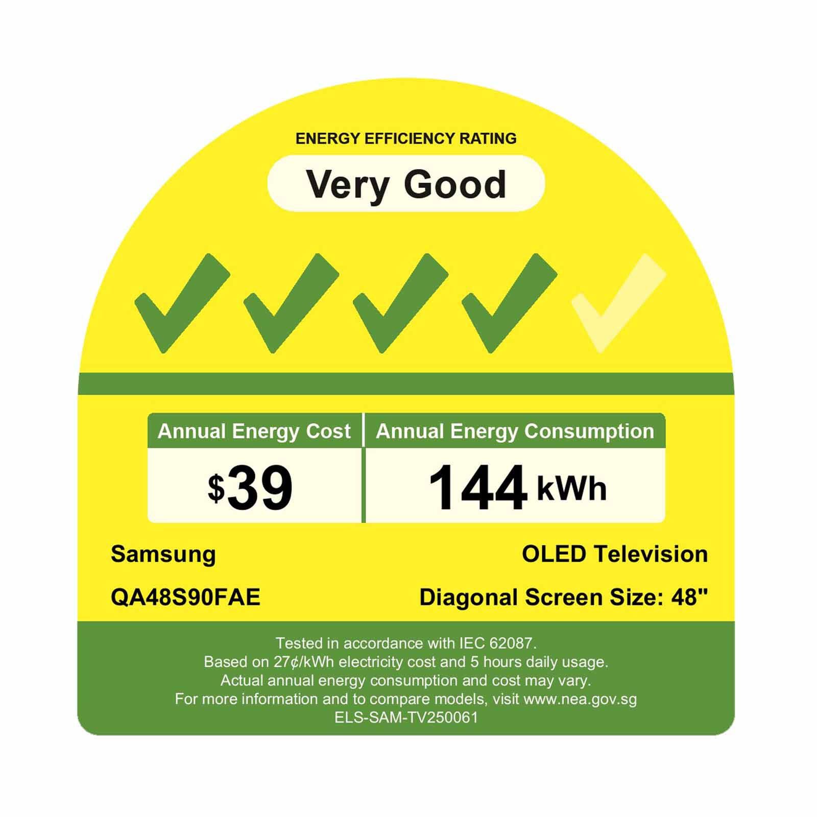 SAMSUNG 48 In 4k Uhd Oled Tv QA48S90FAEXXS - Image 5