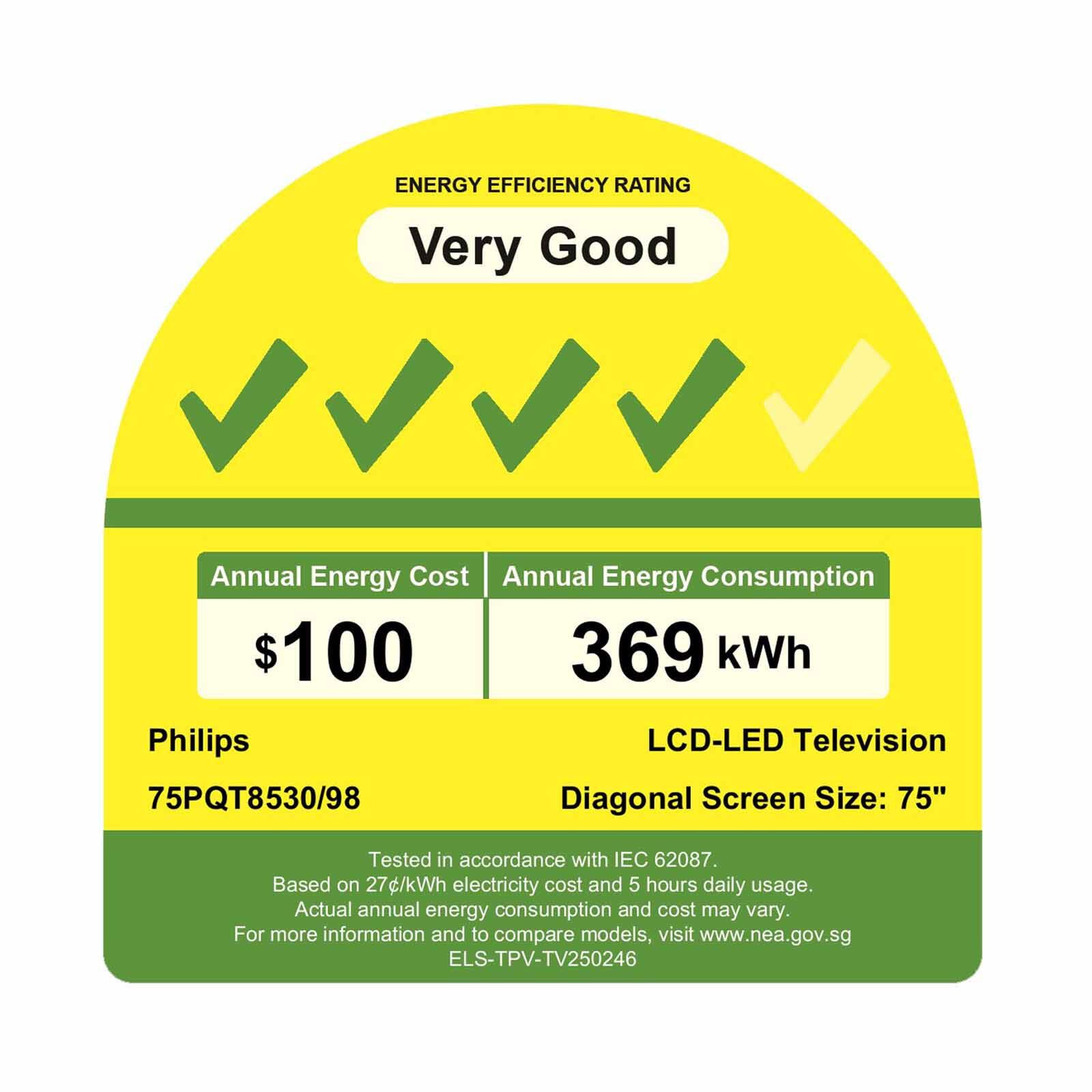 PHILIPS 75 In 4k Uhd Qled Google Tv 75PQT8530/98 - Image 6