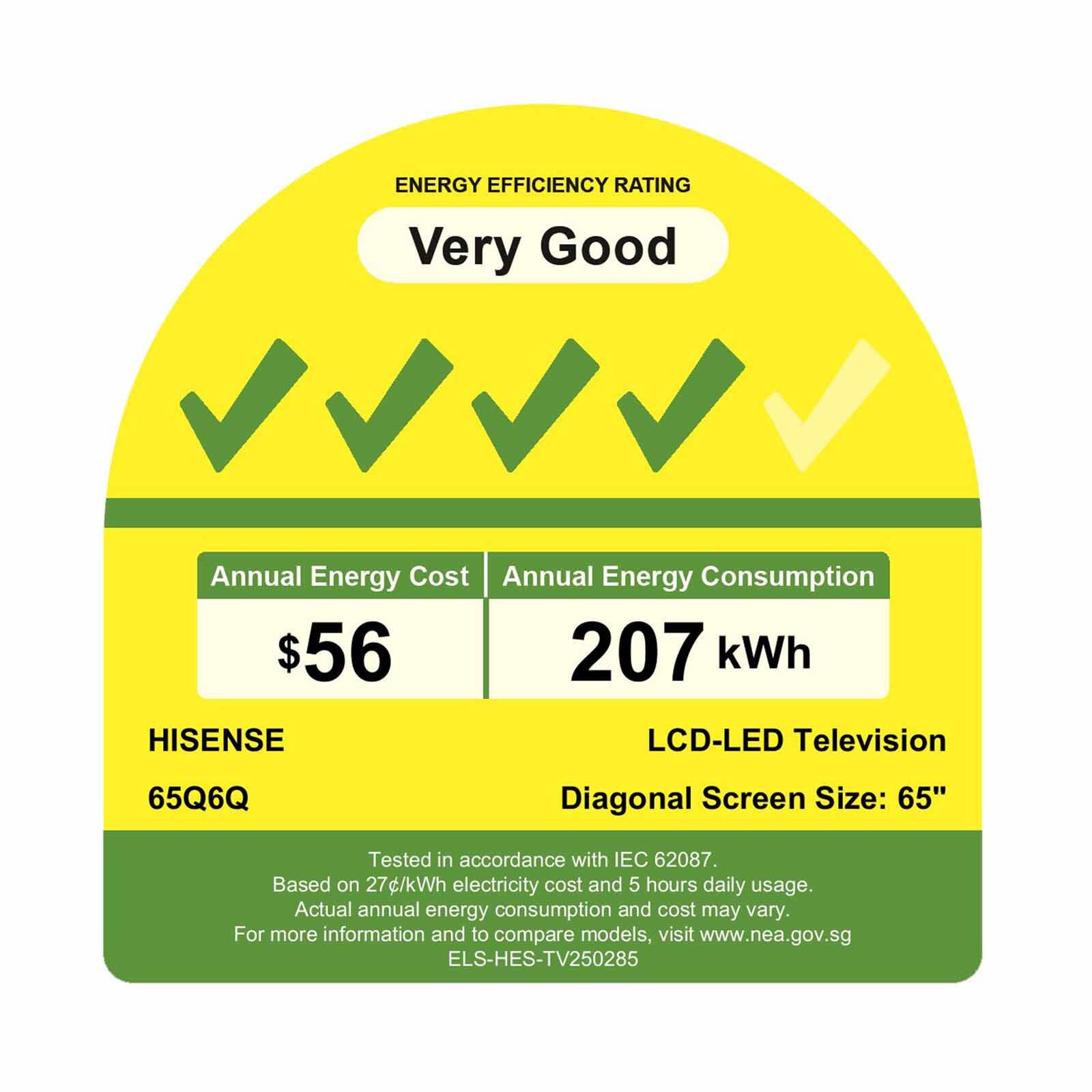 HISENSE 65 In Qled Ai Tv HS65Q6Q - Image 3