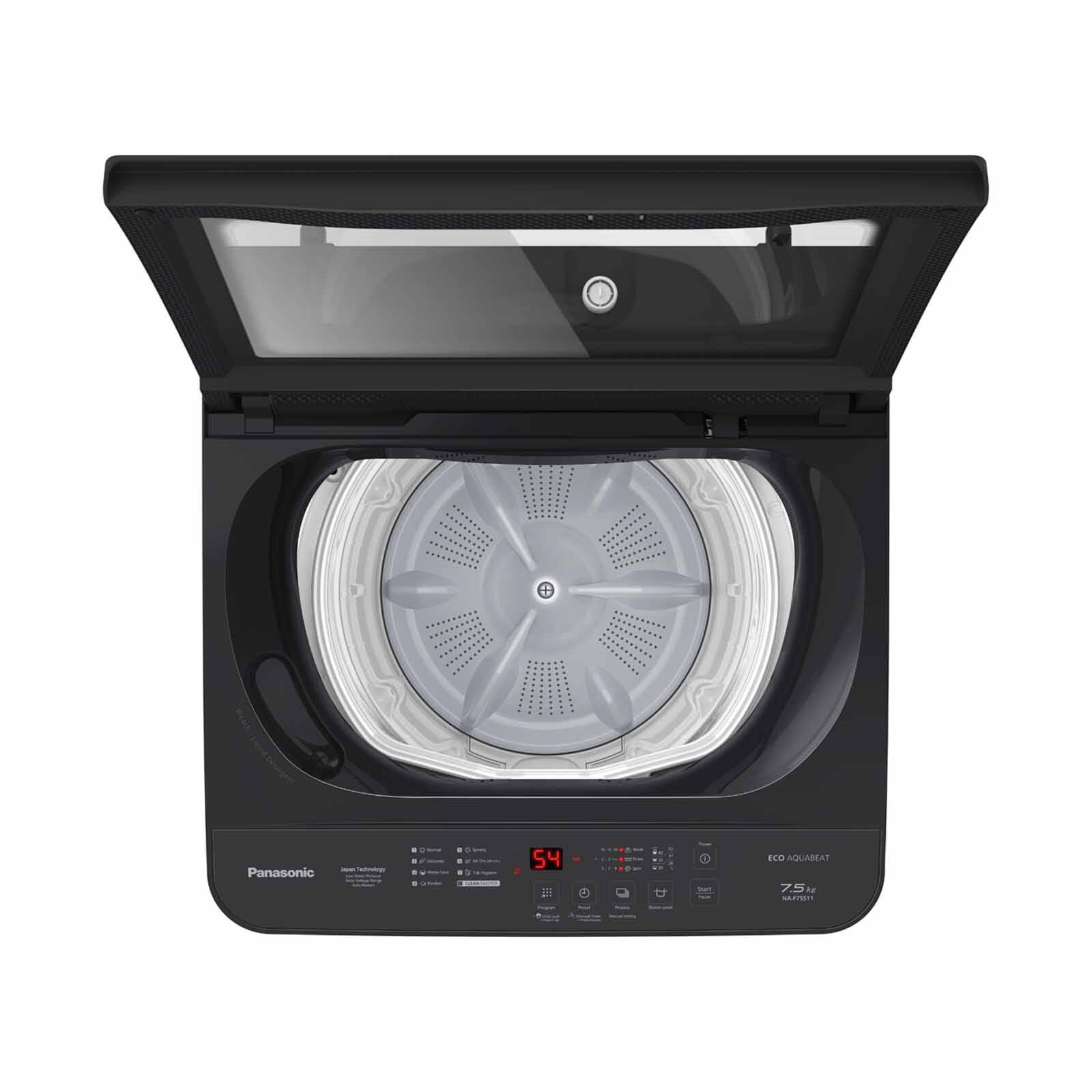 PANASONIC Top Load Washer (7.5kg) NA-F75S11BRQ - Image 6