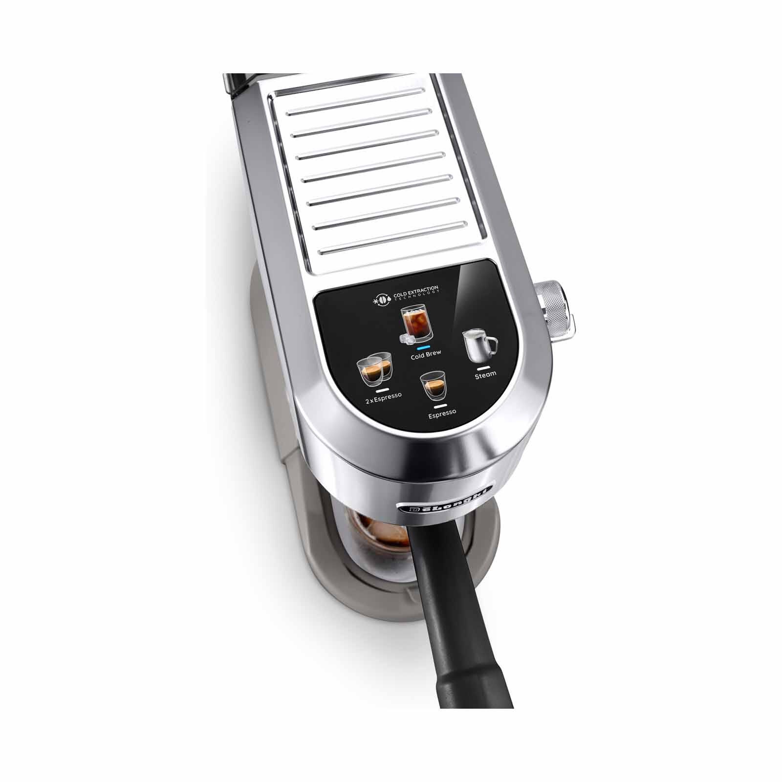 DELONGHI Dedica Duo Manual Coffee Maker - Metal EC890.M - Image 4