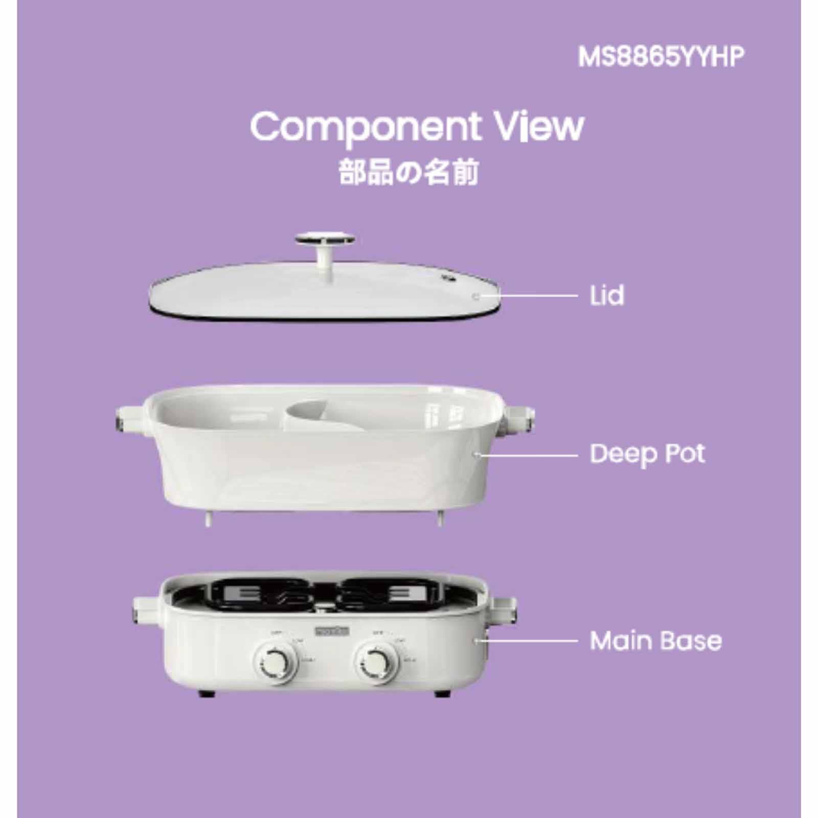 MORRIES Yuan Yang Hot Pot (6.5l) MS-8865YYHP - Image 5