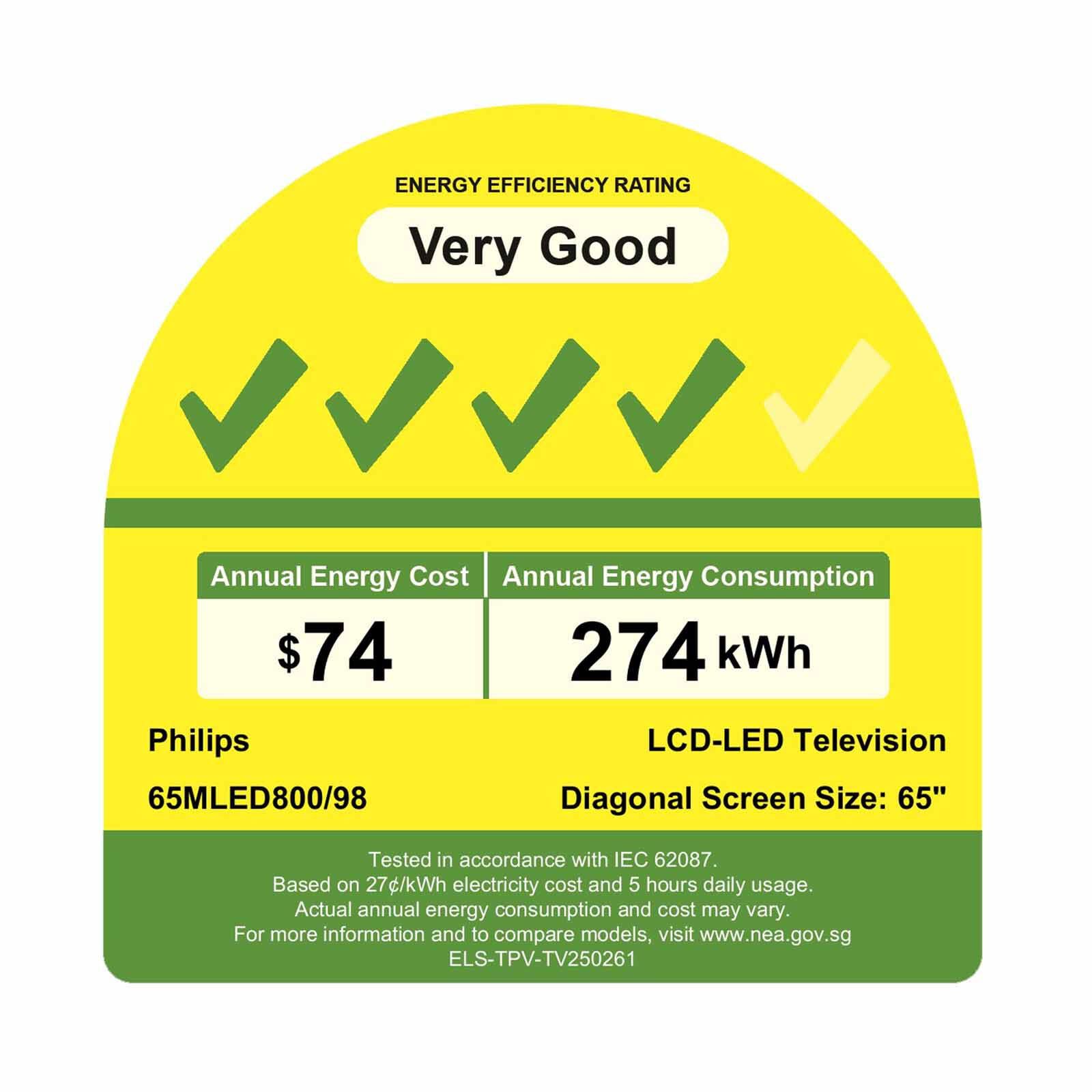 PHILIPS 65 In 4k Qd Mini Led Tv 65MLED800/98 - Image 3
