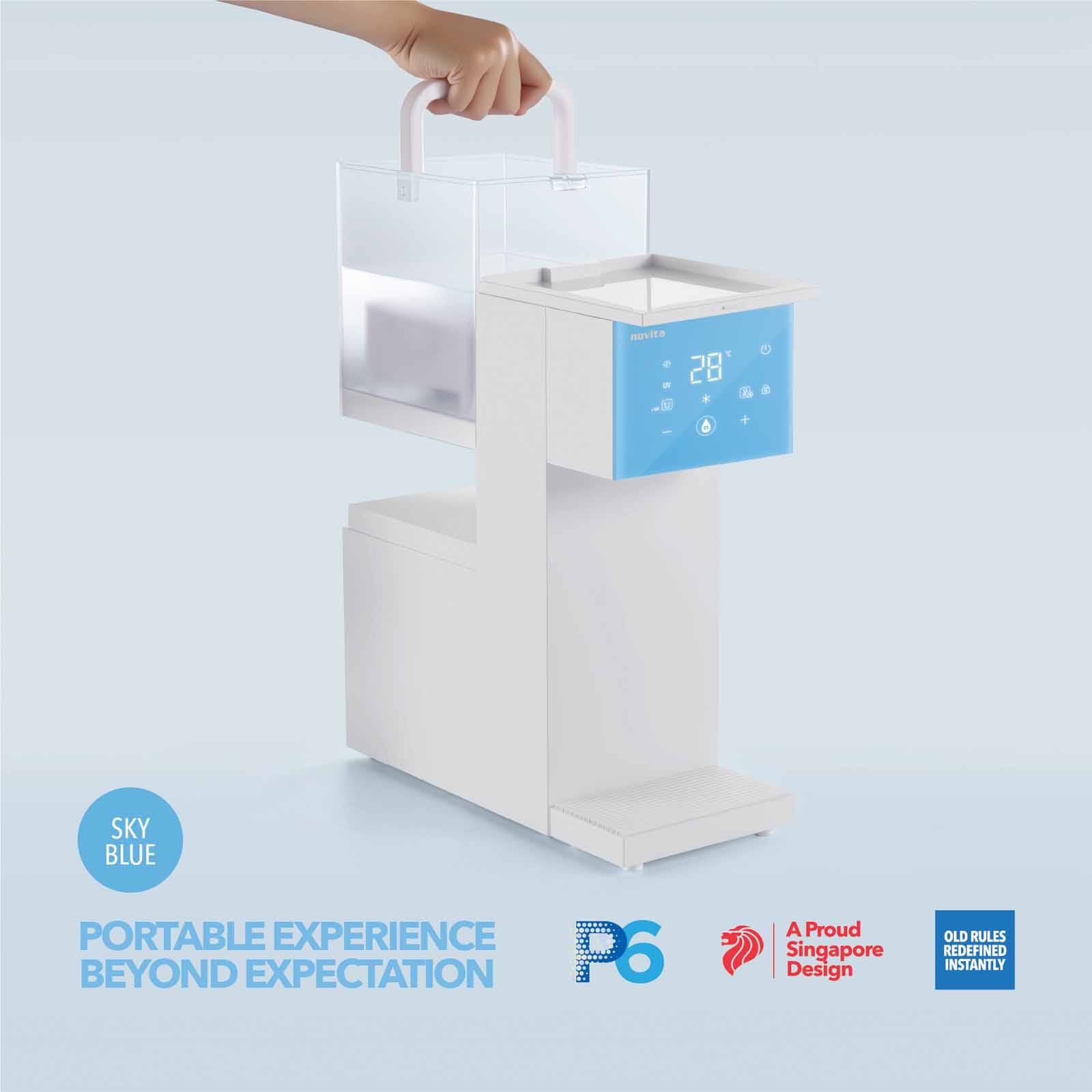 NOVITA Instant Hot/cold Water Dispenser - Sky Blue (hydroplus) P6+ - SKY BLUE - Image 9