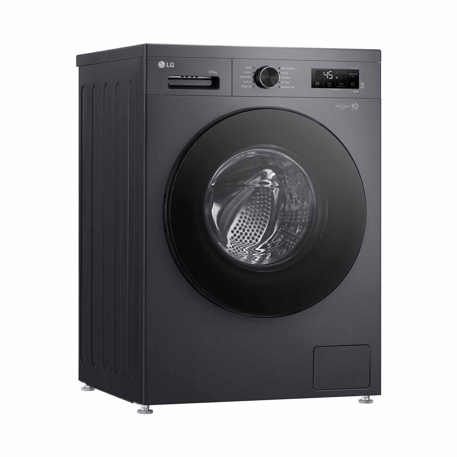 LG Front Load Washer/dryer (9kg/5kg) - Black FB1209R5M
