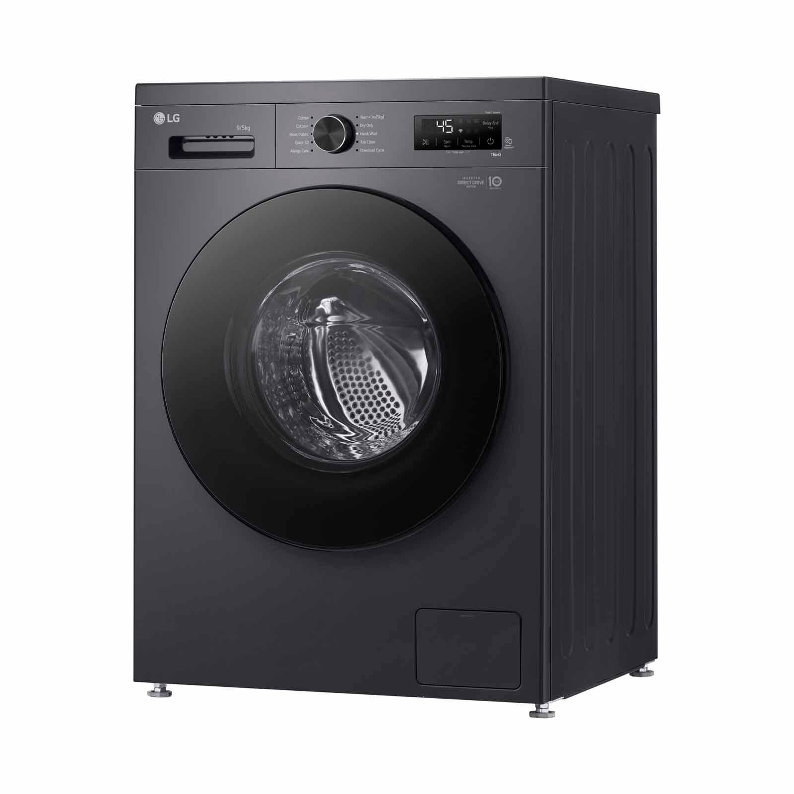 LG Front Load Washer/dryer (9kg/5kg) - Black FB1209R5M - Image 2