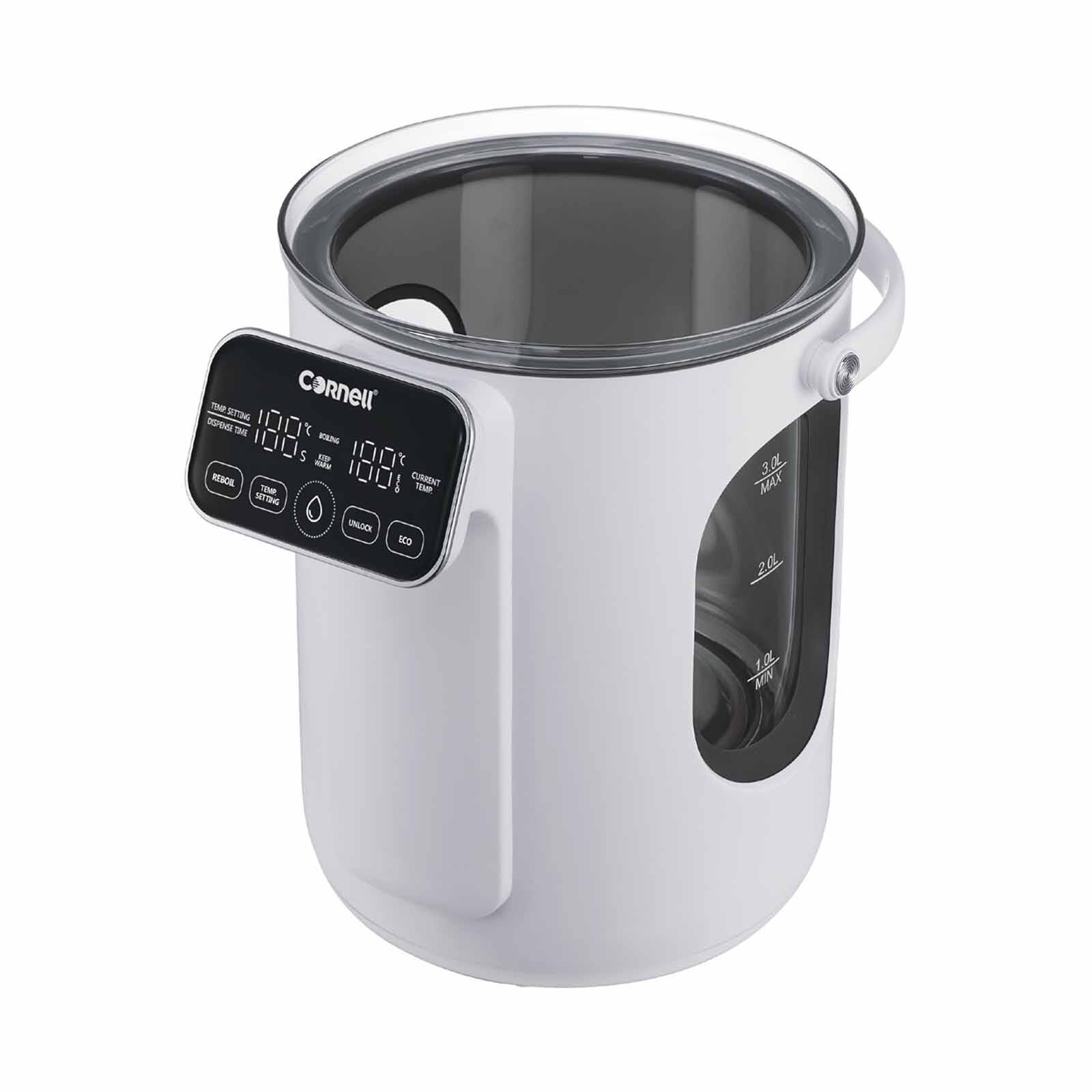 CORNELL Digital Glass Thermo Pot (3.0l) CTP03WH - Image 9