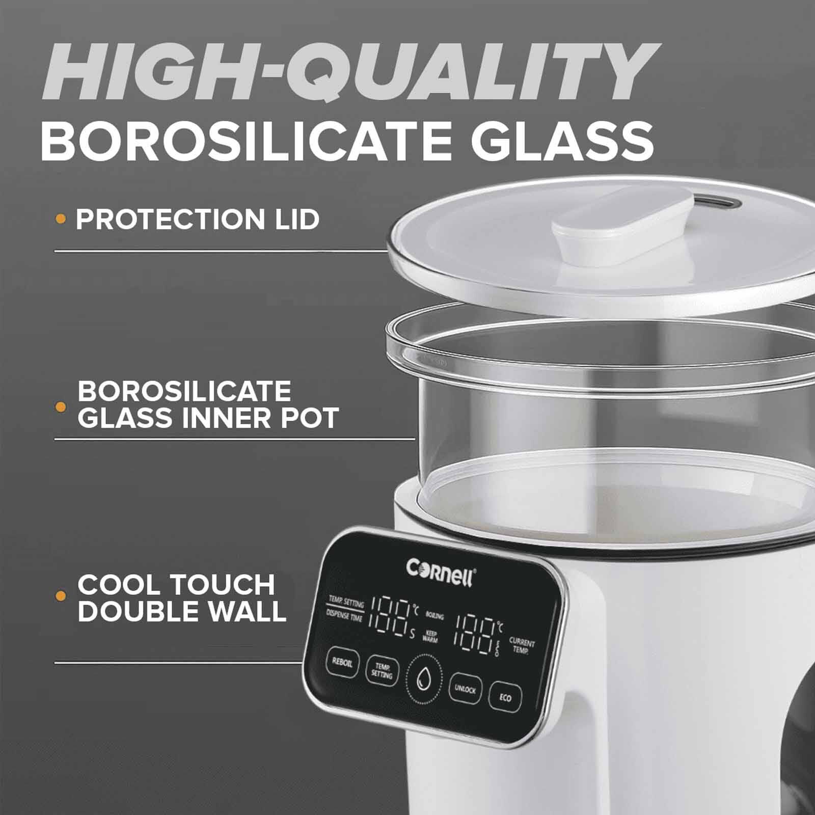 CORNELL Digital Glass Thermo Pot (3.0l) CTP03WH - Image 5