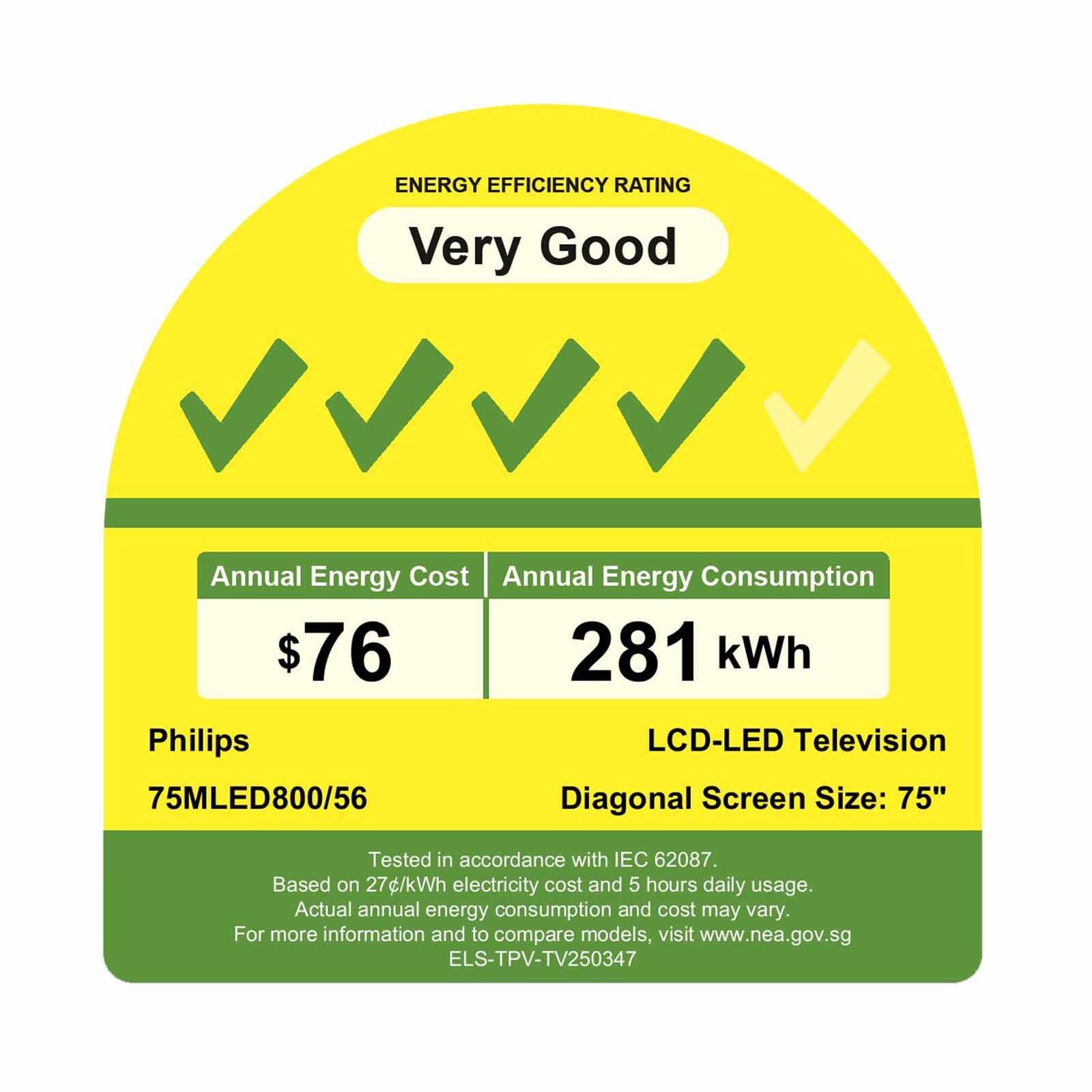 PHILIPS 75 In 4k Uhd Mled Google Tv 75MLED800/56 - Image 3