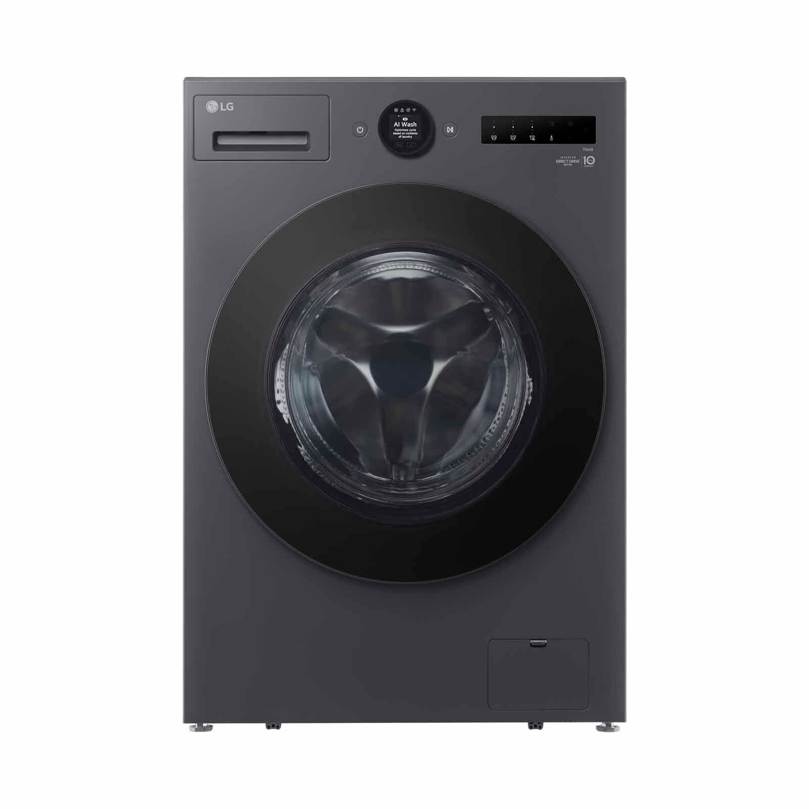 LG Front Load Washer/dryer (20kg/10kg) Matt Black F2520RNTGA