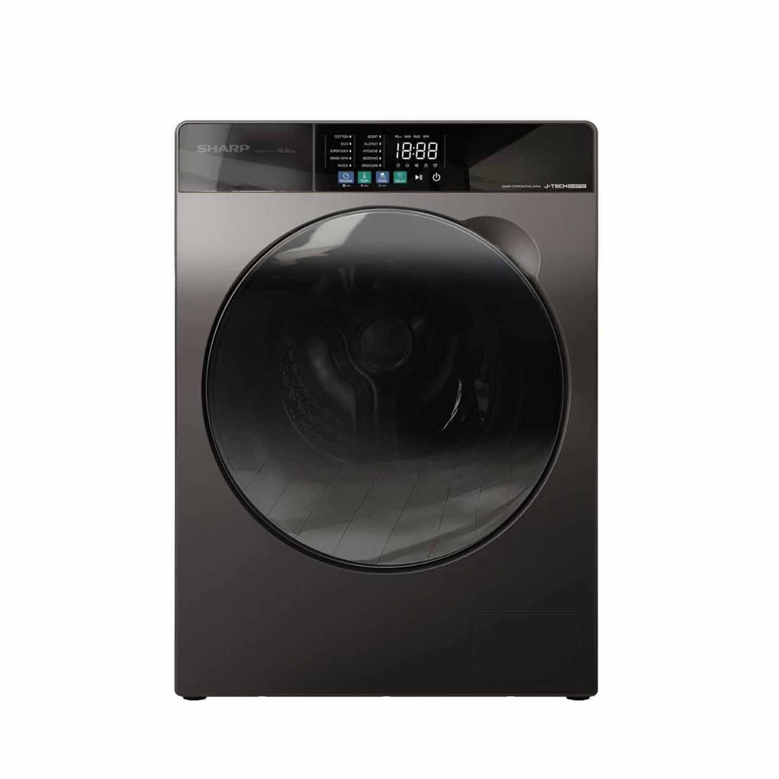 SHARP Front Load Washer (8.5kg) - Dark Grey ES-FW8SAG