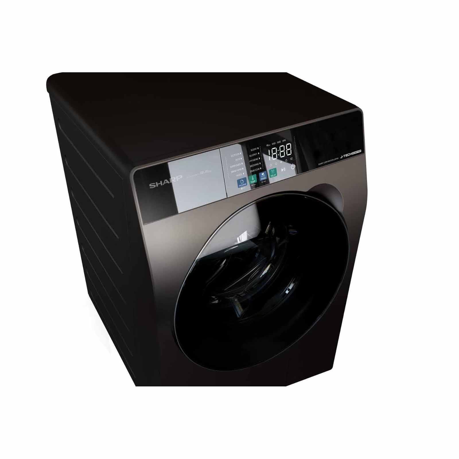 SHARP Front Load Washer (8.5kg) - Dark Grey ES-FW8SAG - Image 2