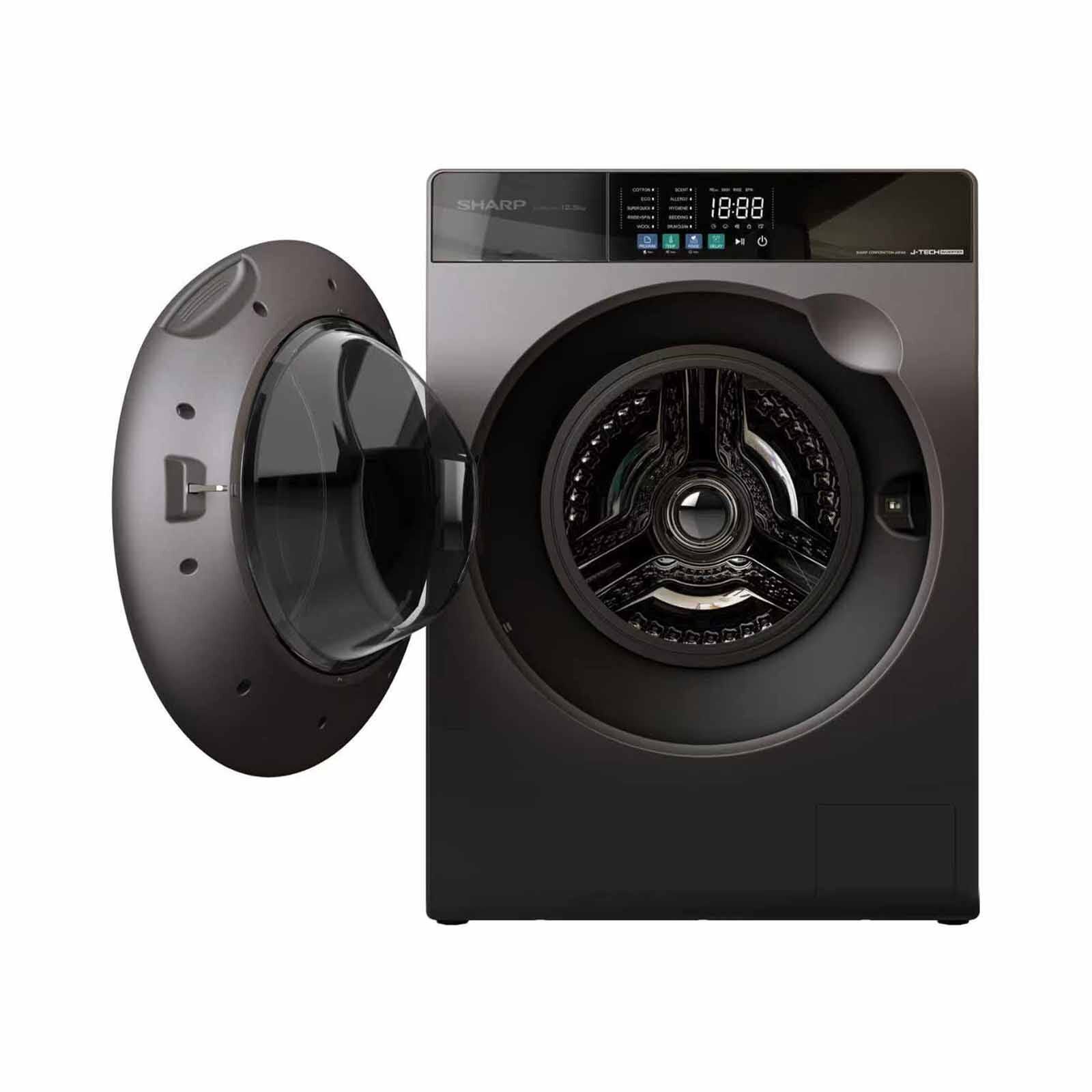 SHARP Front Load Washer (9.5kg) - Dark Grey ES-FW9SAG - Image 2