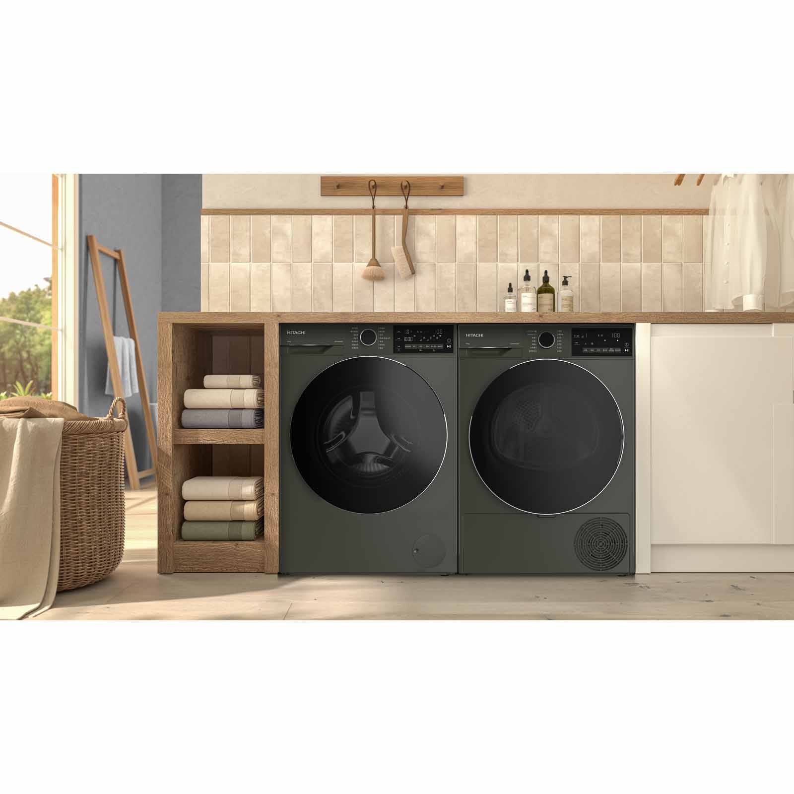 HITACHI Front Load Heat Pump Dryer (10kg) TD-100XFVEM - Image 5