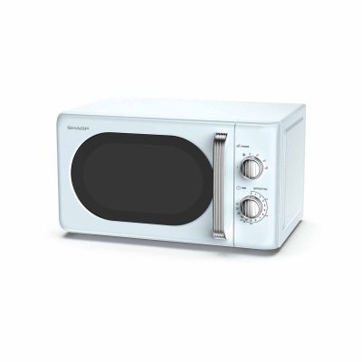 SHARP 20l Solo Retro Microwave Mechanical - Blue R-20SR-B