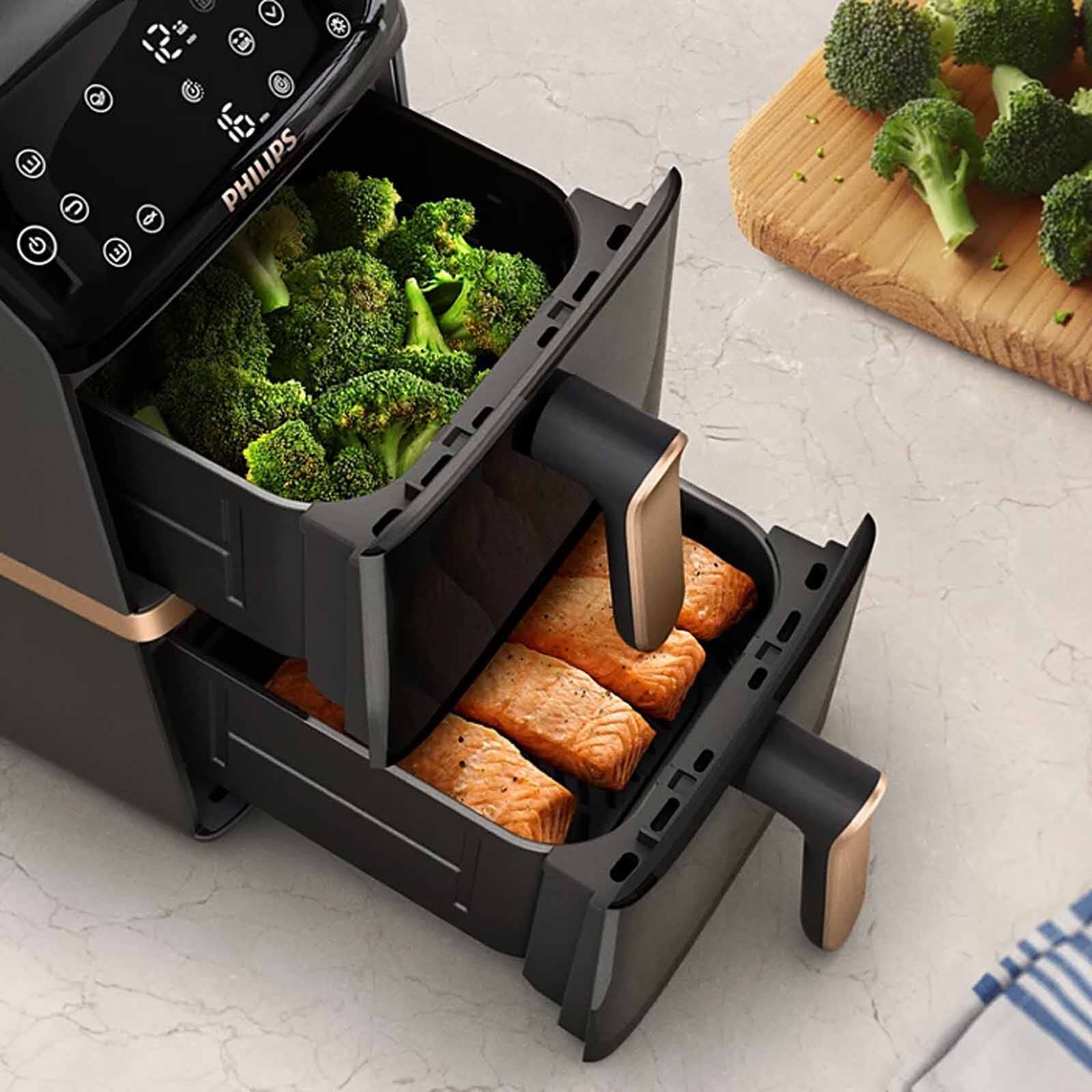 PHILIPS 4000 Series Dual Stack Air Fryer (10l) NA462/79 - Image 2