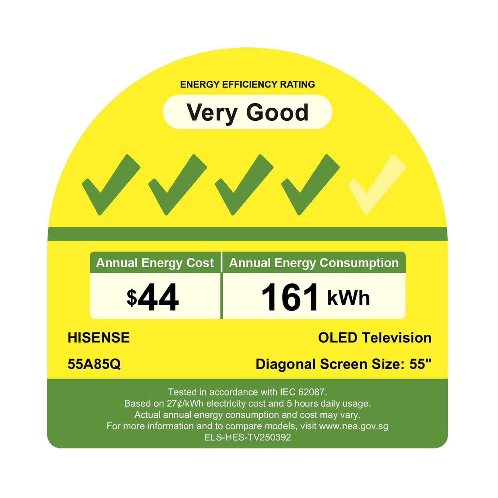 HISENSE 55 In 4k Oled Pro Ai Tv HS55A85Q - Image 3
