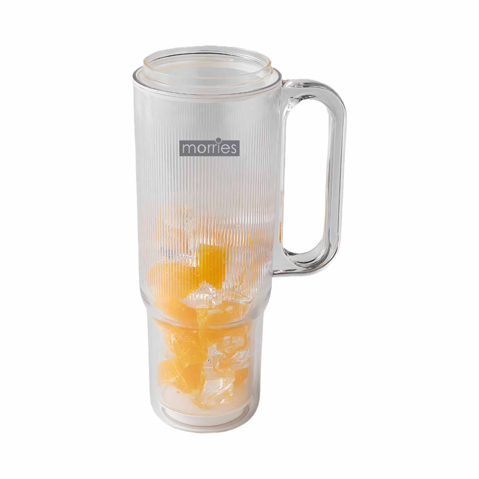 MORRIES 500ml Double Wall Borosilicate Glass Portable Juicer MS-500PJ - Image 2