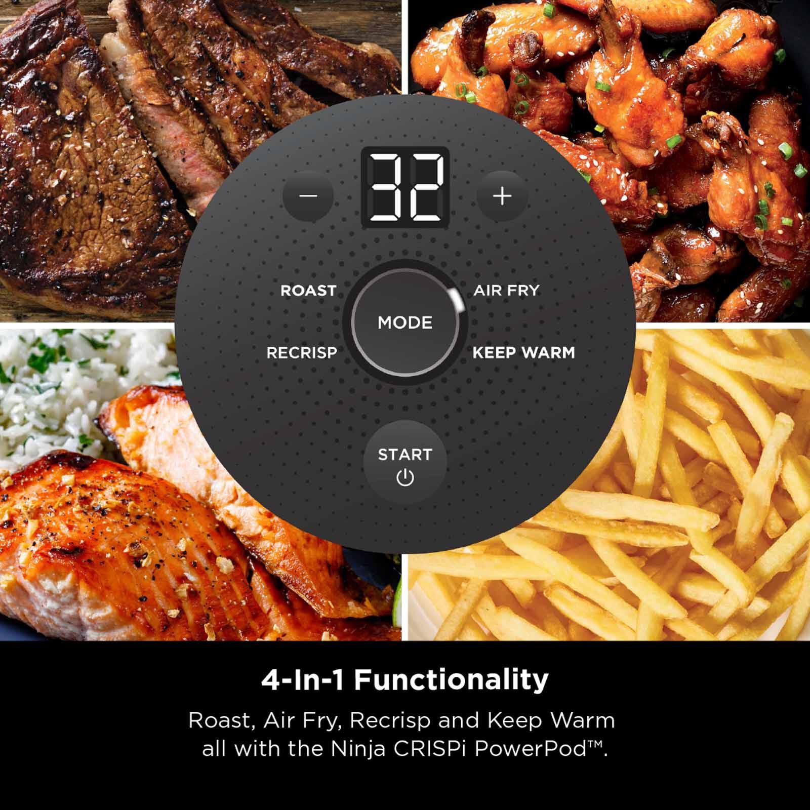 NINJA Crispi Portable Air Fryer (3.8l) - Stone FN101SMST - Image 11