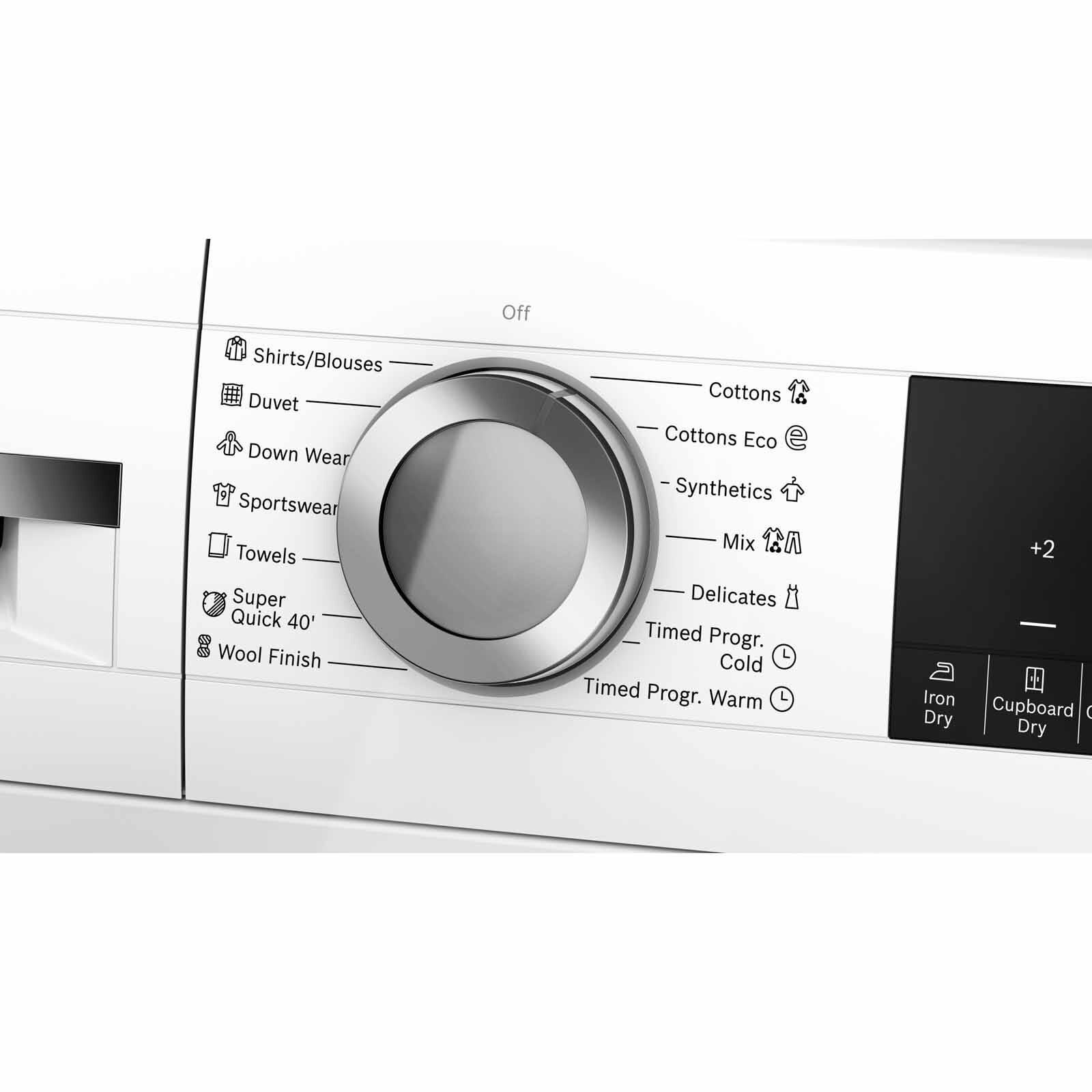 BOSCH Heat Pump Dryer (10kg) - White WQG25302SG - Image 3