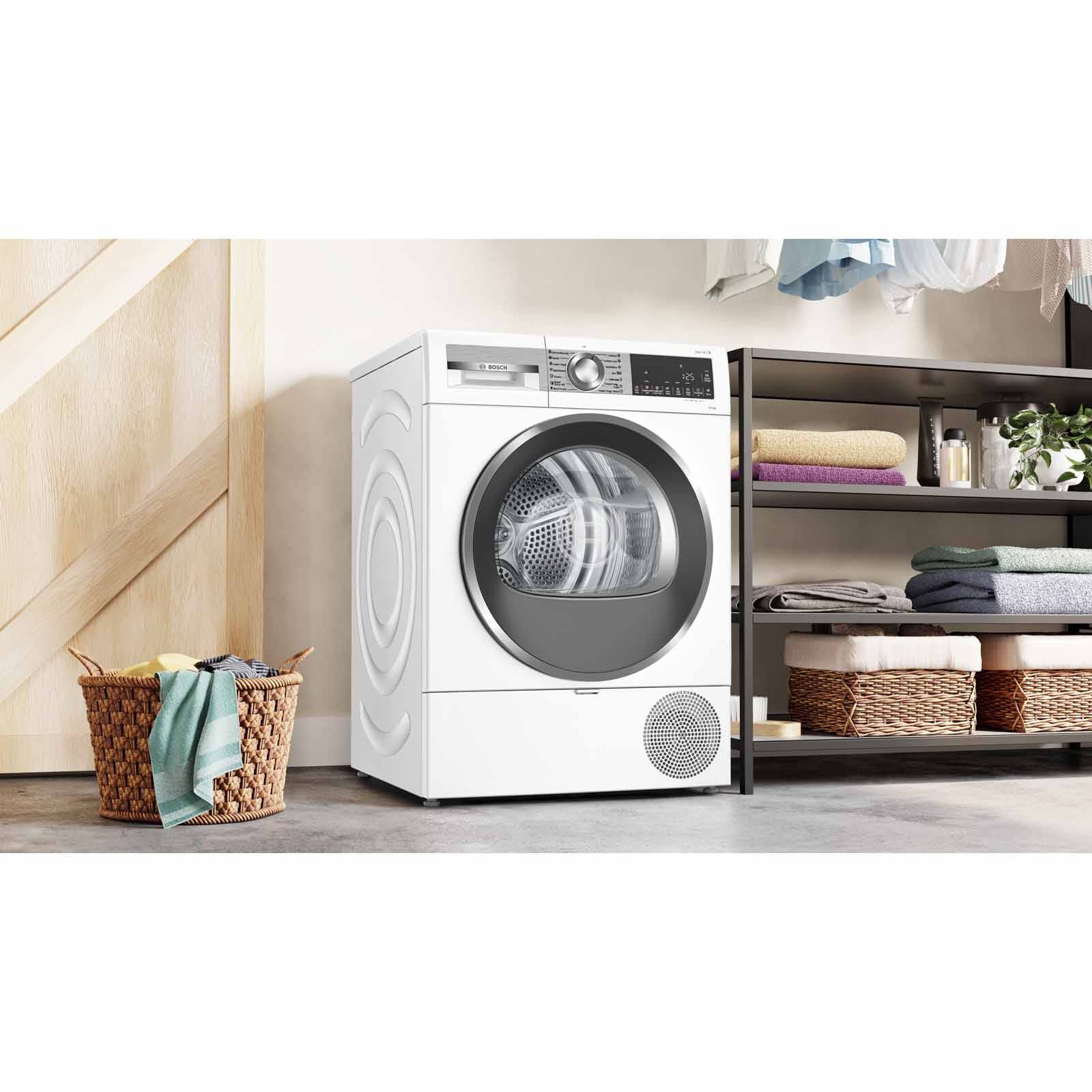 BOSCH Heat Pump Dryer (10kg) - White WQG25302SG - Image 6