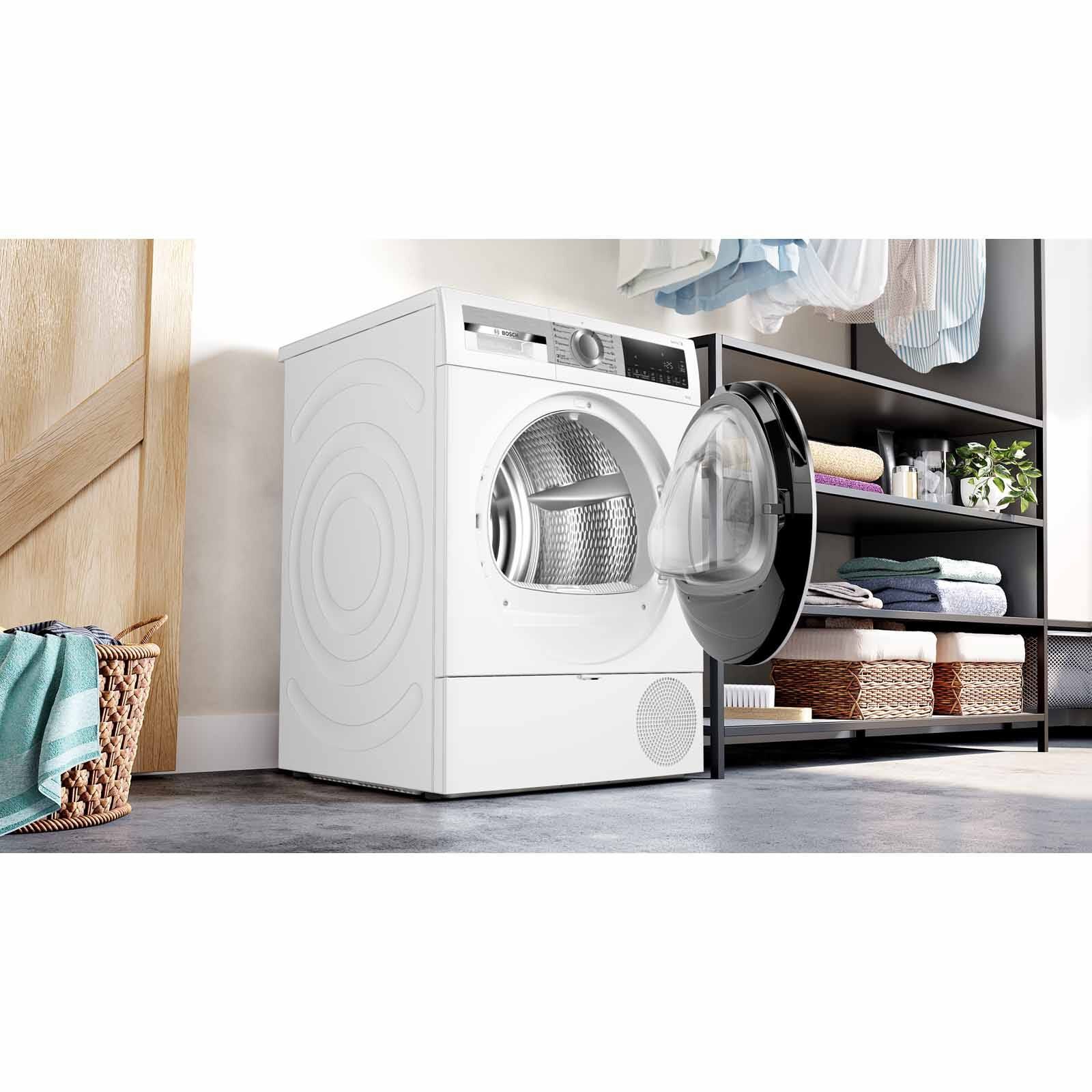BOSCH Heat Pump Dryer (10kg) - White WQG25302SG - Image 4