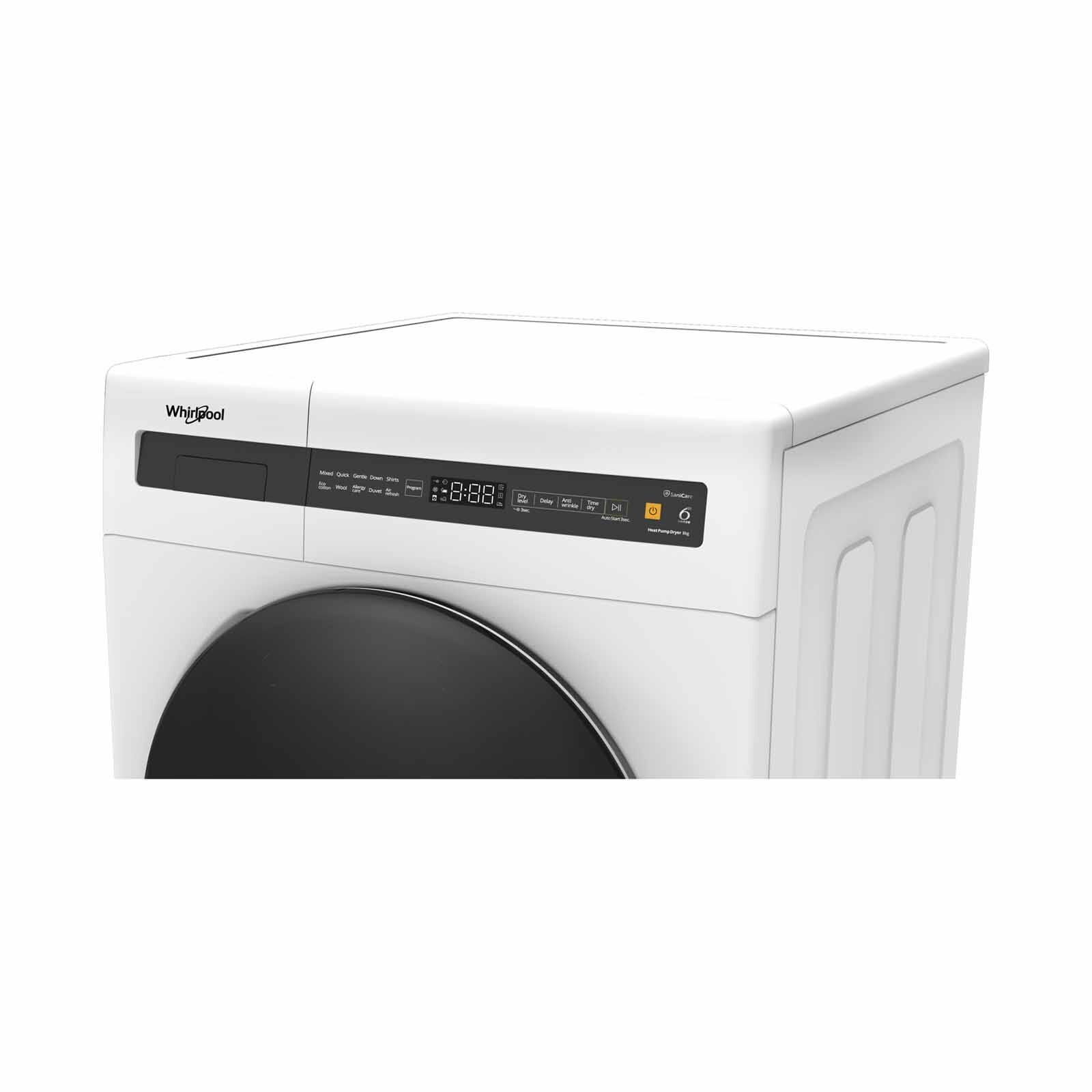 WHIRLPOOL Heat Pump Dryer (8kg) Global White HWEC8002GW - Image 4
