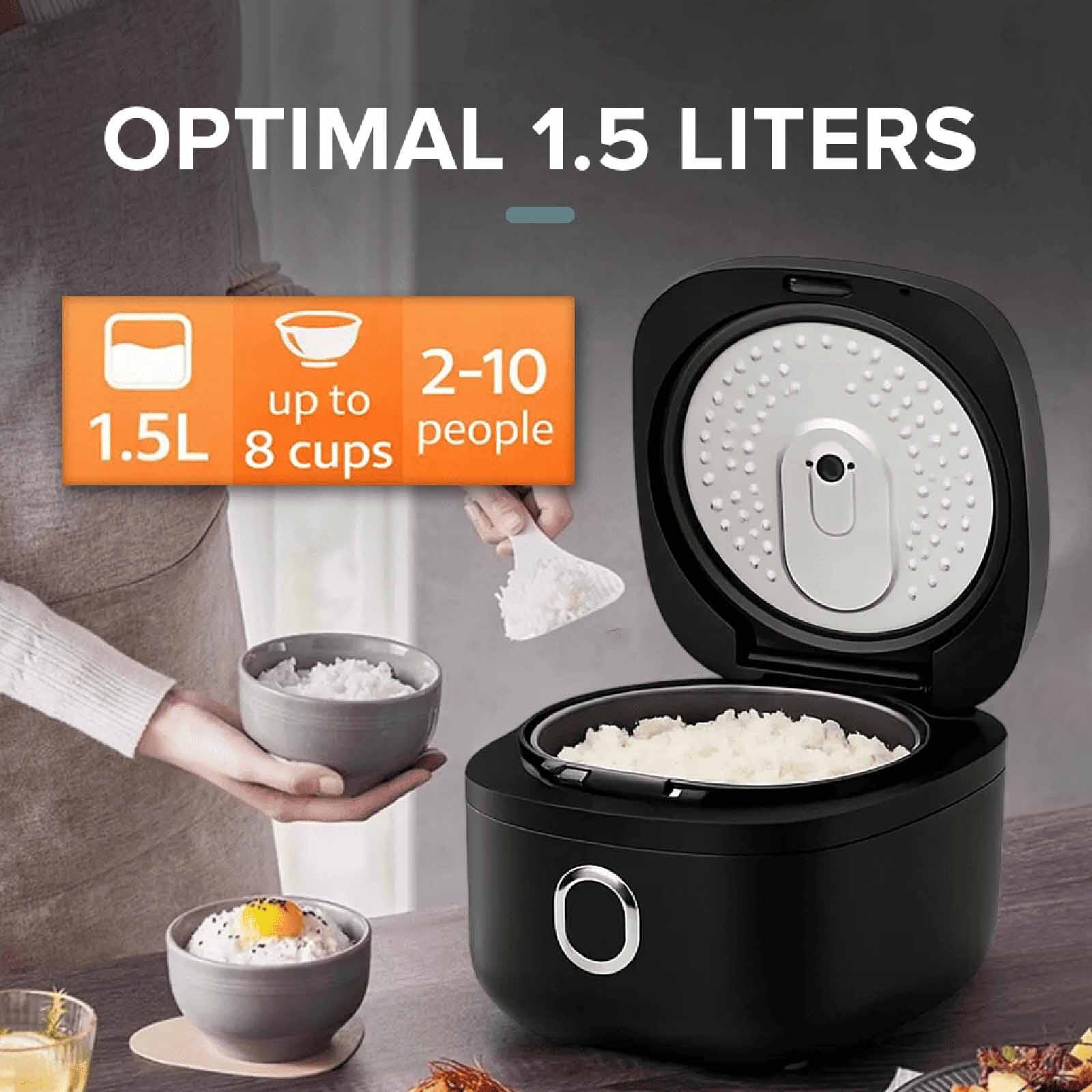 CORNELL Digital Rice Cooker With Low Sugar Basket (1.5l) CRCD156B - Image 7