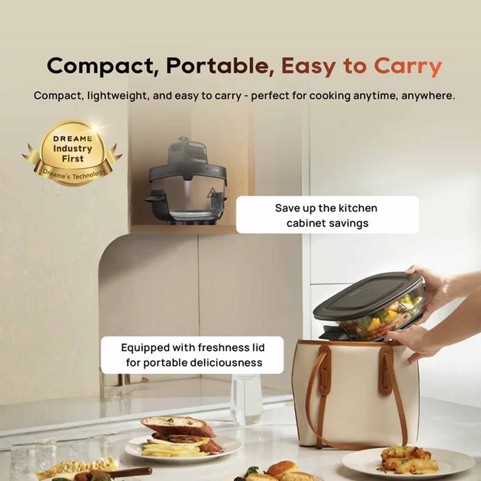 DREAME Pt60 Tasti Air Fryer (2.5l And 4.5l) DM-PT60-GL - Image 9