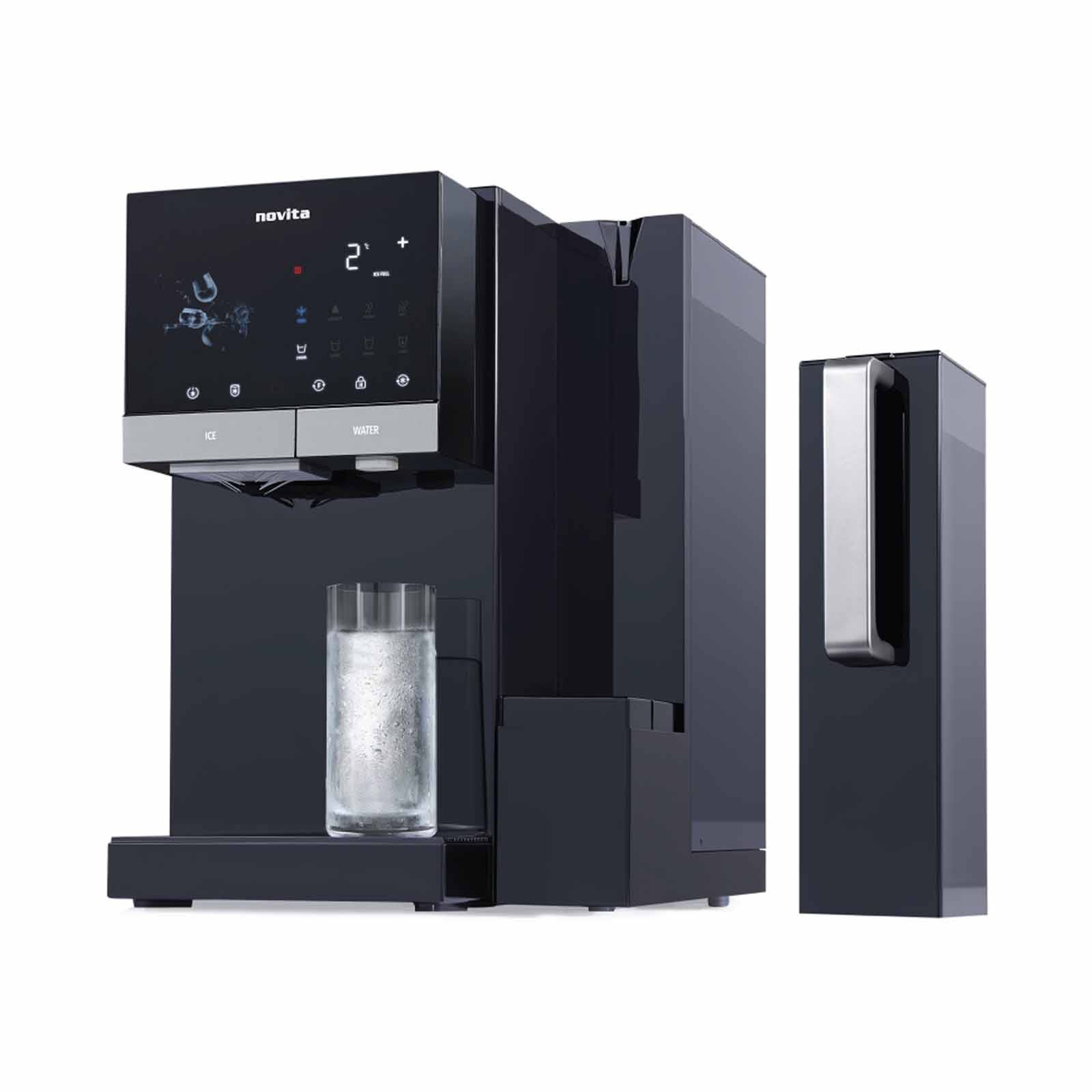 NOVITA Instant Hot/cold Dispenser With Ice Maker - Cool Black Hydropure P9 HYDROPURE - BLACK - Image 2