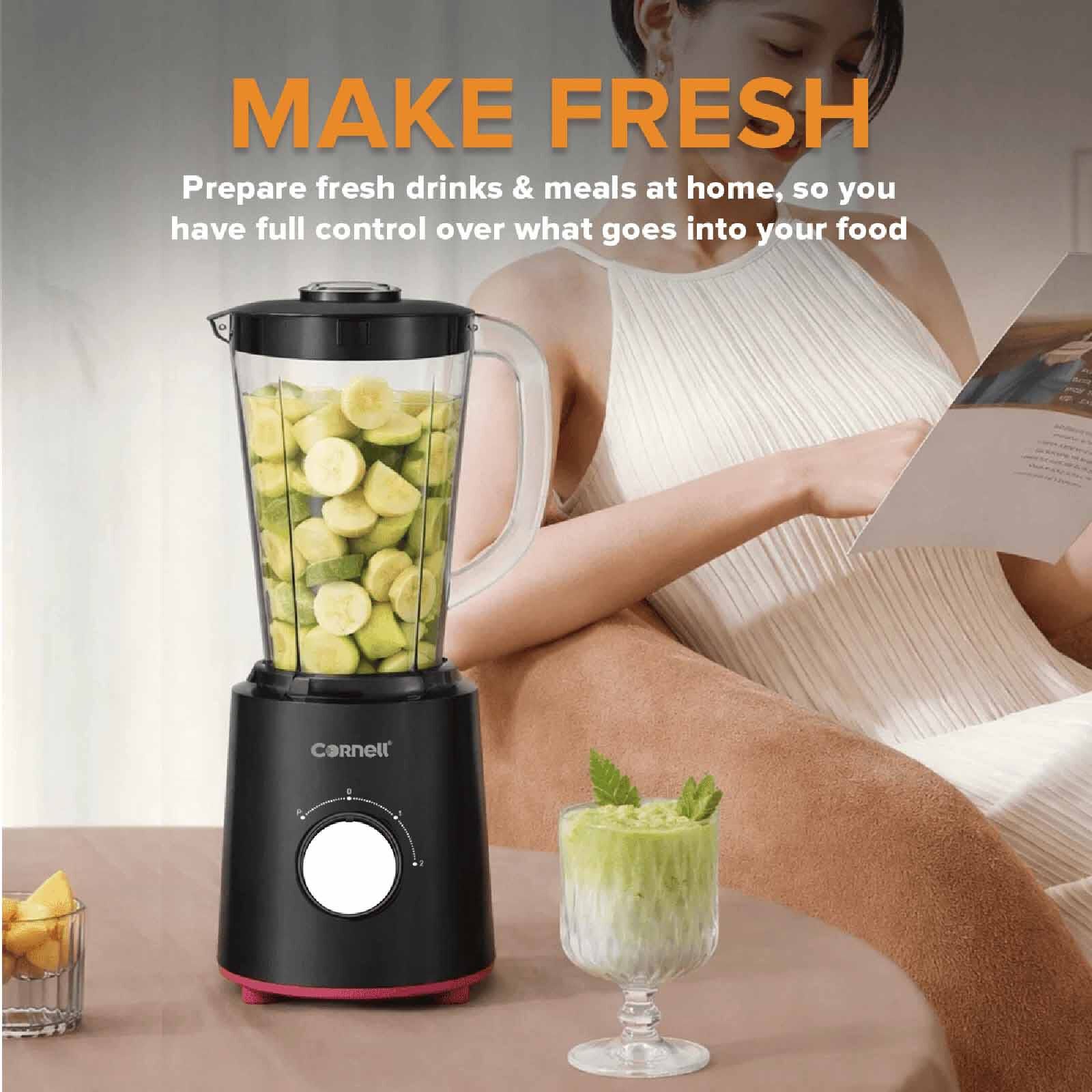 CORNELL Blender/grinder (1.5l) - Black CBLS42BK - Image 3