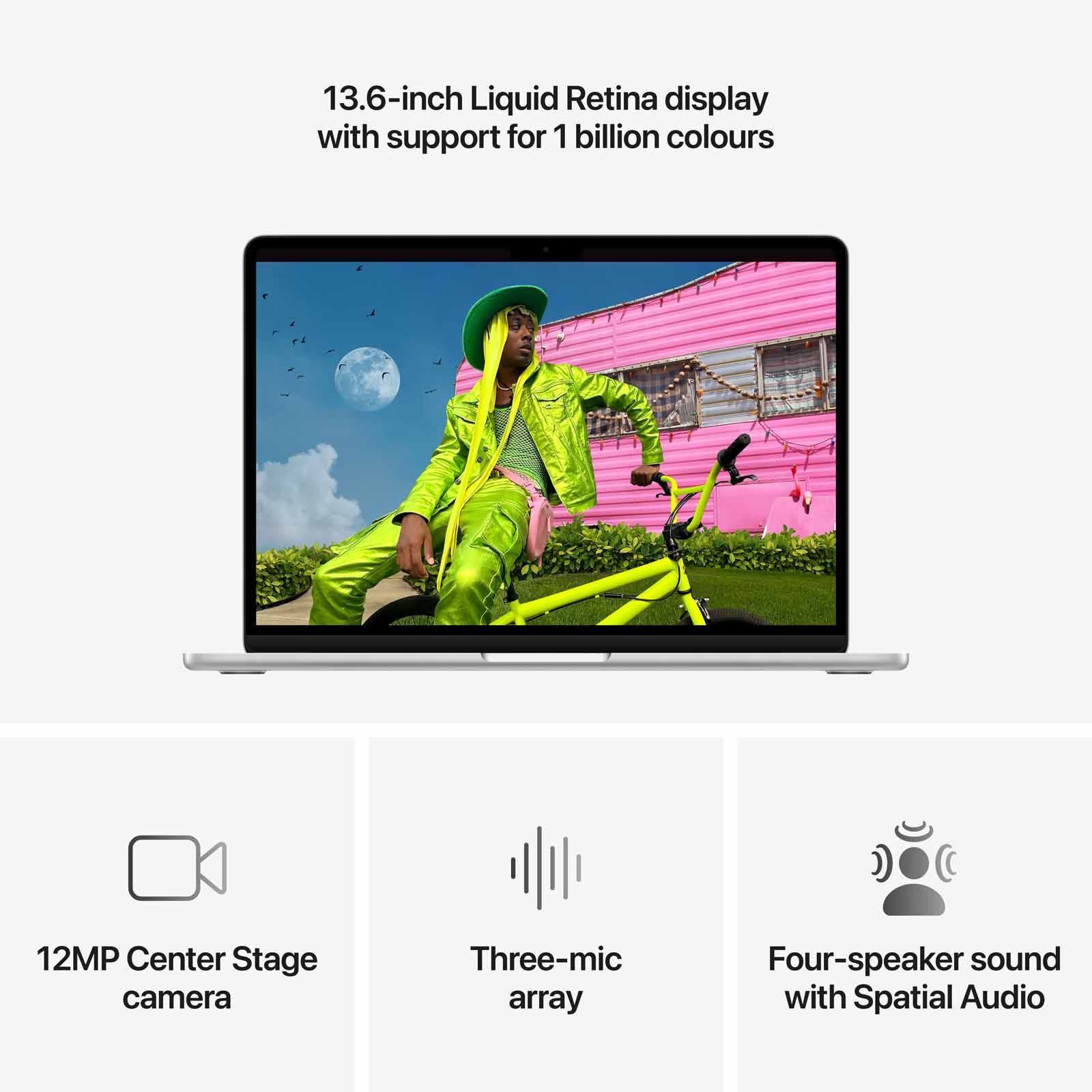 APPLE 13-inch Macbook Air: M5 Chip With 10-core Cpu And 8-core Gpu, 16gb, 512gb Ssd - Silver MDH74ZP/A - Image 2