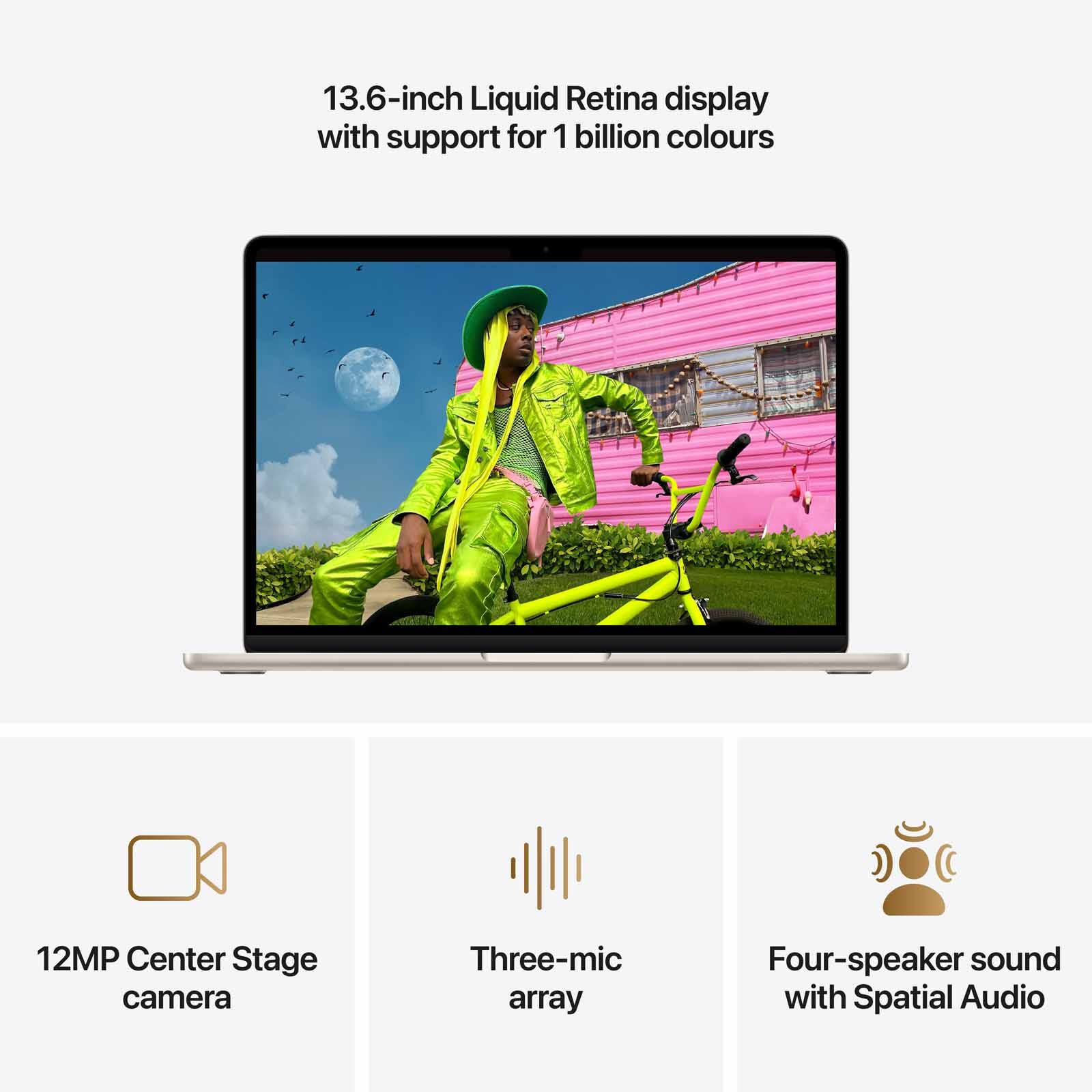 APPLE 13-inch Macbook Air: M5 Chip With 10-core Cpu And 10-core Gpu, 16gb, 1tb Ssd - Starlight MDHC4ZP/A - Image 3