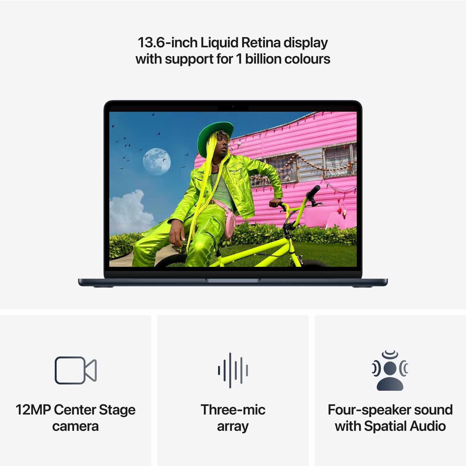 APPLE 13-inch Macbook Air: M5 Chip With 10-core Cpu And 10-core Gpu, 24gb, 1tb Ssd - Midnight MDHG4ZP/A - Image 2