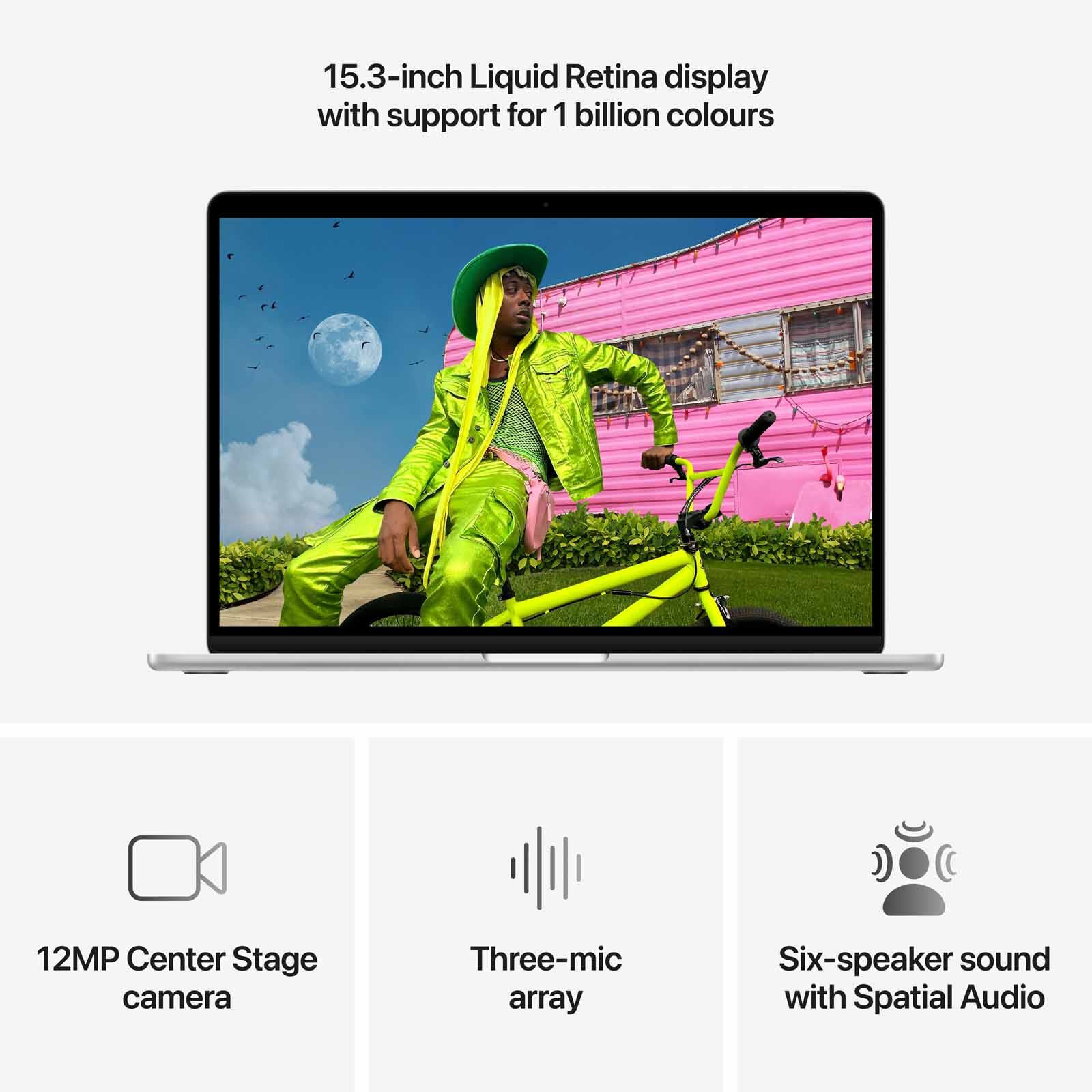 APPLE 15-inch Macbook Air: M5 Chip With 10-core Cpu And 10-core Gpu, 24gb, 1tb Ssd - Silver MDVC4ZP/A - Image 6