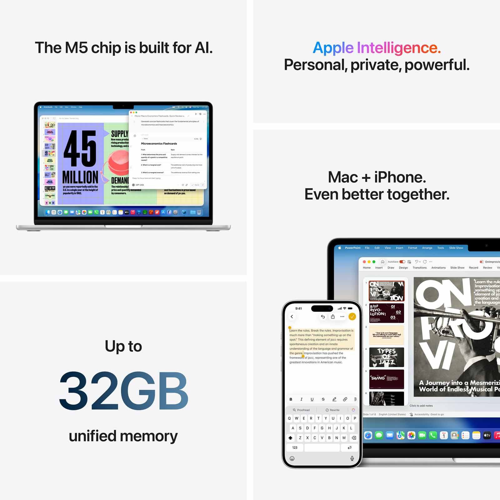 APPLE 15-inch Macbook Air: M5 Chip With 10-core Cpu And 10-core Gpu, 16gb, 512gb Ssd - Starlight MDVD4ZP/A - Image 2