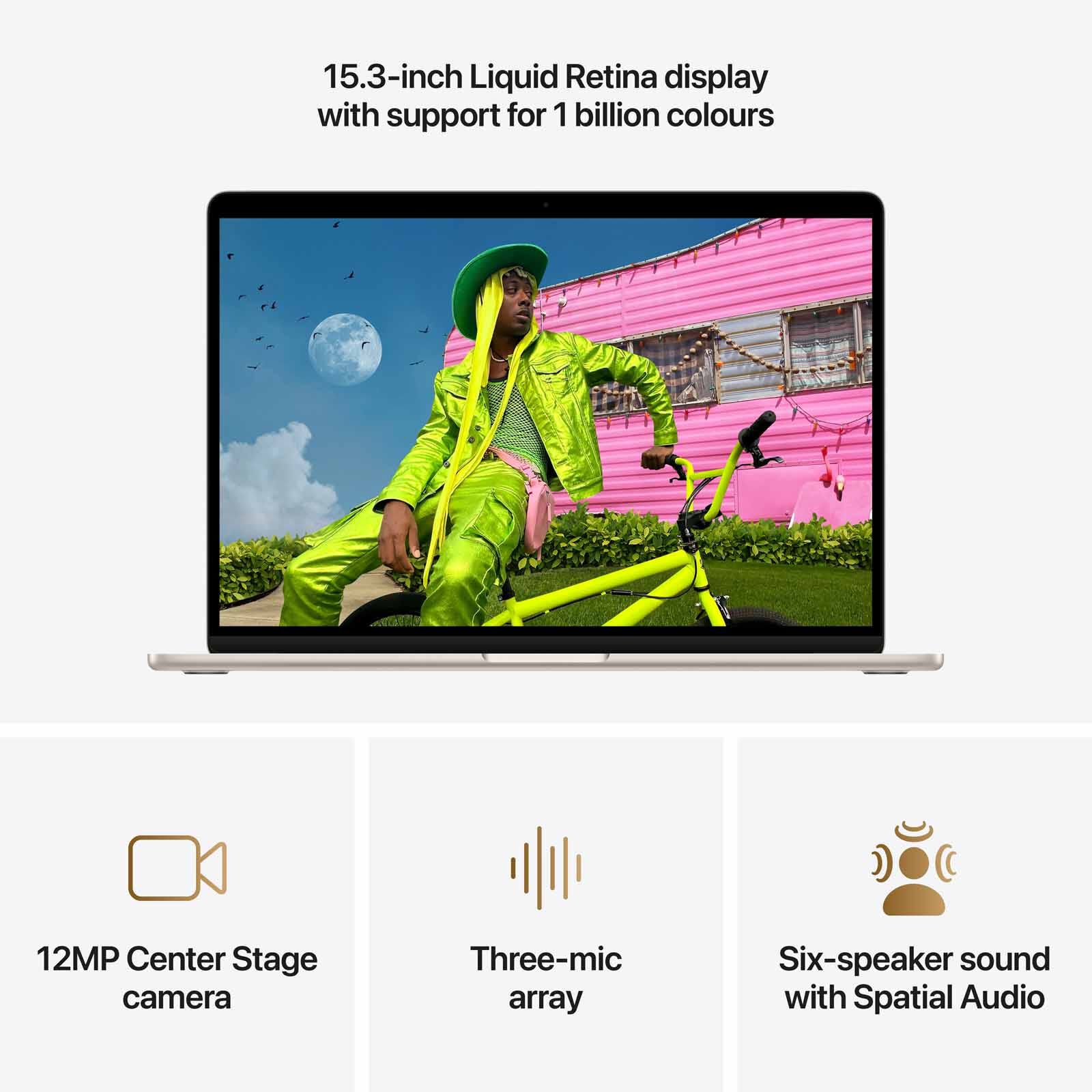 APPLE 15-inch Macbook Air: M5 Chip With 10-core Cpu And 10-core Gpu, 16gb, 1tb Ssd - Starlight MDVE4ZP/A - Image 2