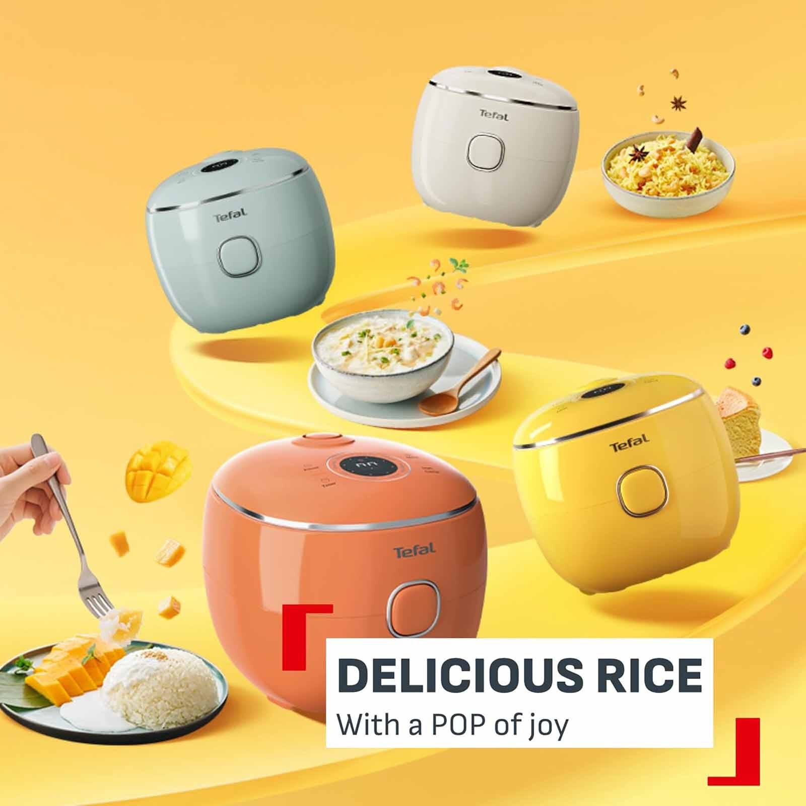 TEFAL Pop Fuzzy Logic Rice Cooker (0.7l) - Nest RK5352 - Image 7