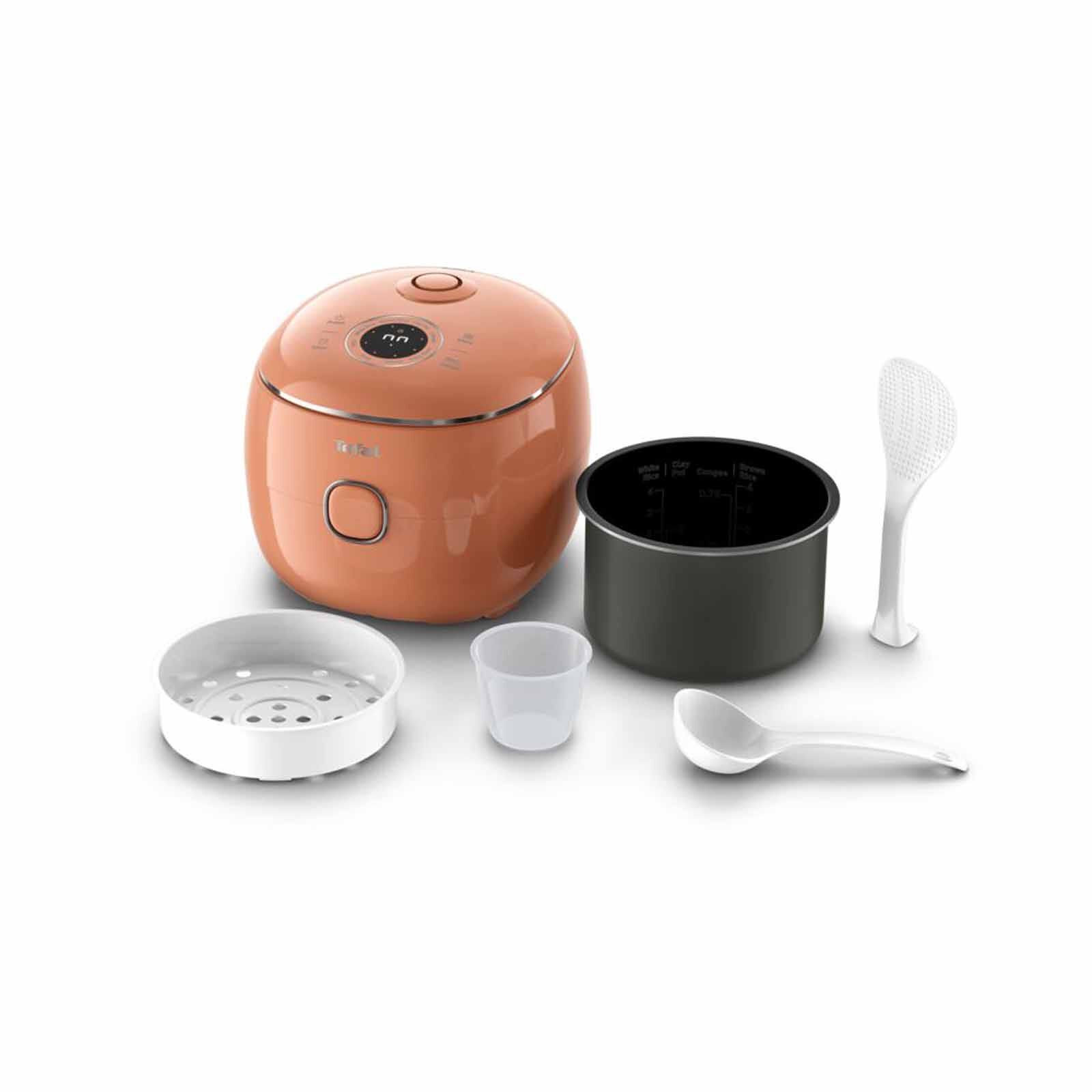 TEFAL Pop Fuzzy Logic Rice Cooker (0.7l) - Terracotta RK535T - Image 10