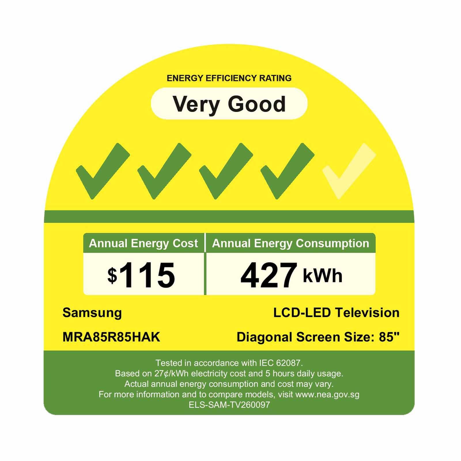 SAMSUNG 85 In 4k Led Ai Tv MRA85R85HAKXXS - Image 3
