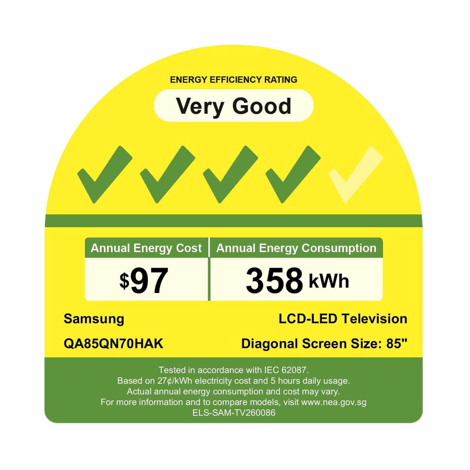 SAMSUNG 85 In 4k Mini Led Tv QA85QN70HAKXXS - Image 4
