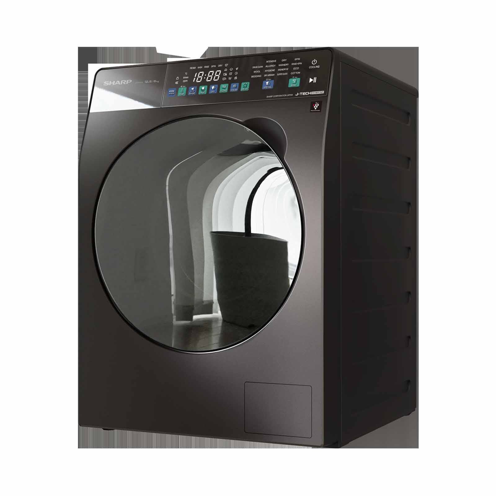 SHARP Front Load Washer/dryer (10.05kg/7kg) - Dark Grey ES-FW10D7PAS - Image 5