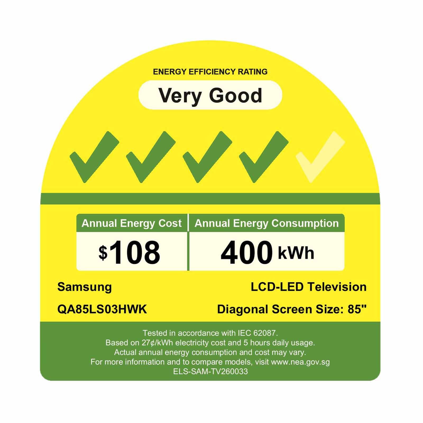 SAMSUNG 85 In 4k Neo Qled Mini Led Tv QA85LS03HWKXXS - Image 4