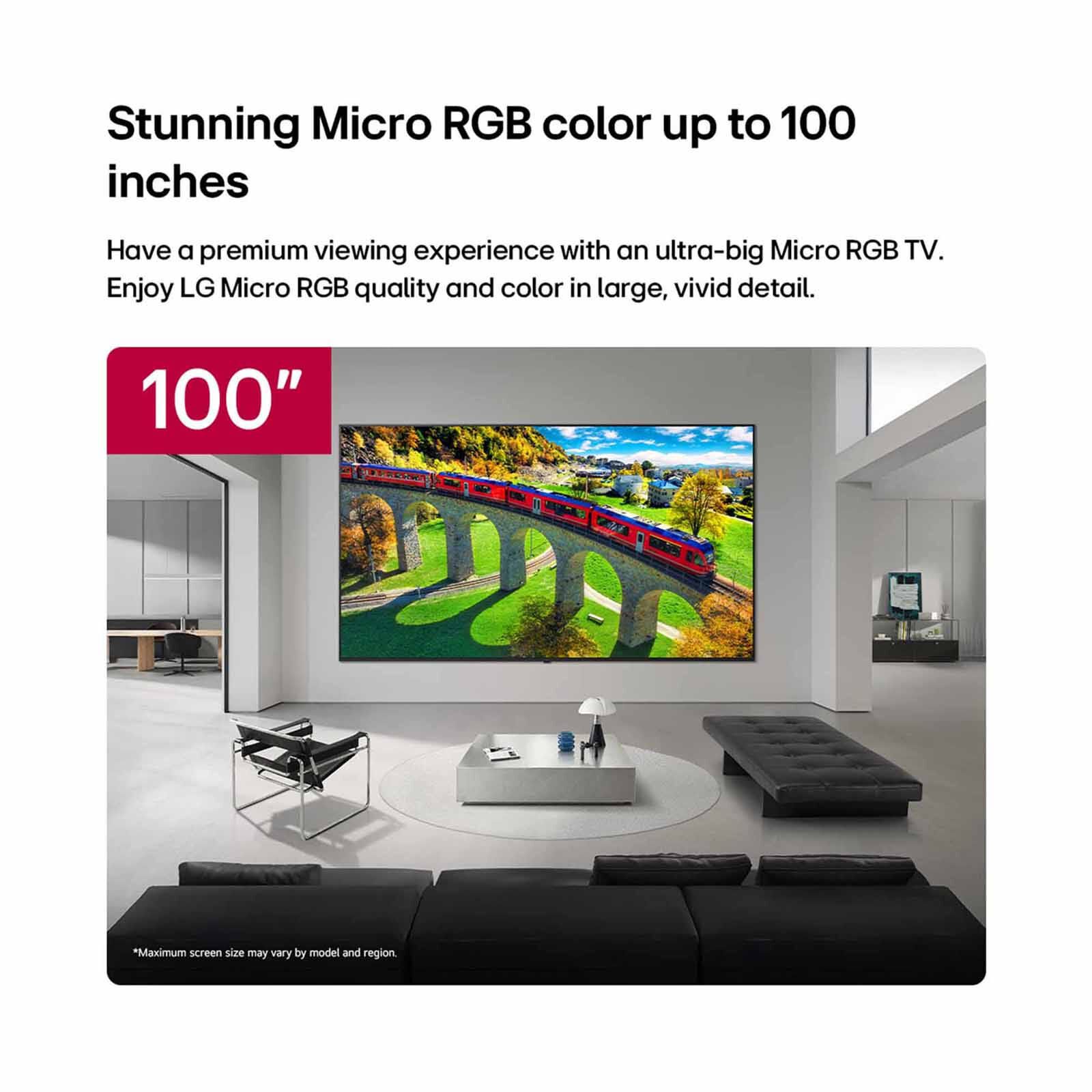 LG 100 In 4k Micro Rgb Ai Tv 100MRGB96BS.ATC - Image 19