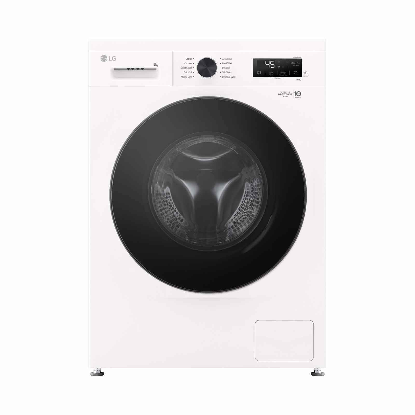 LG Front Load Washer (9kg) - Essence White Glossy FB1209S5W
