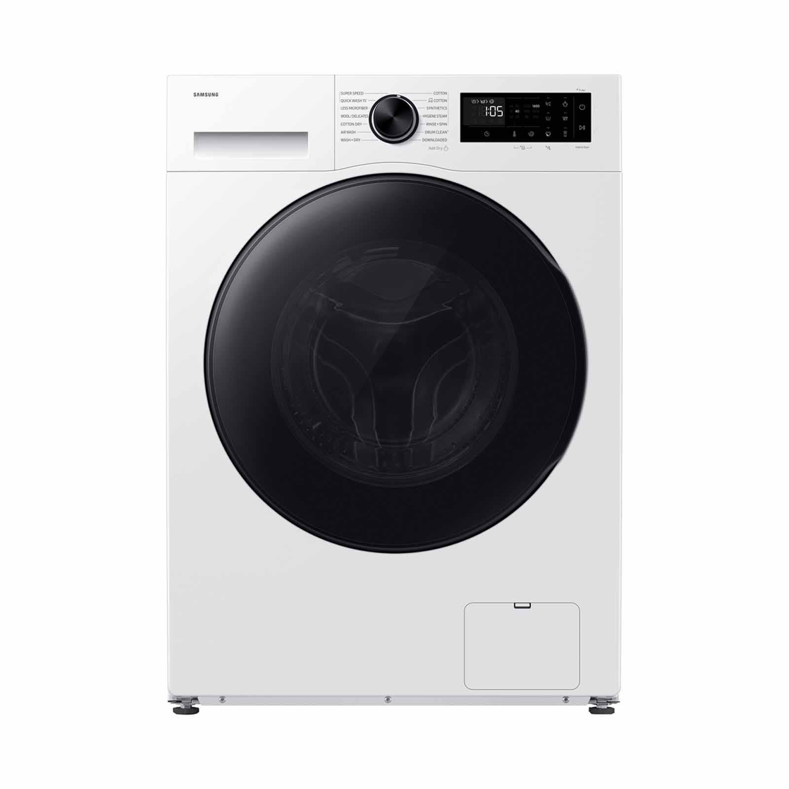 SAMSUNG Front Load Washer/dryer - White (9kg/6kg) WD90HG5U34BESP