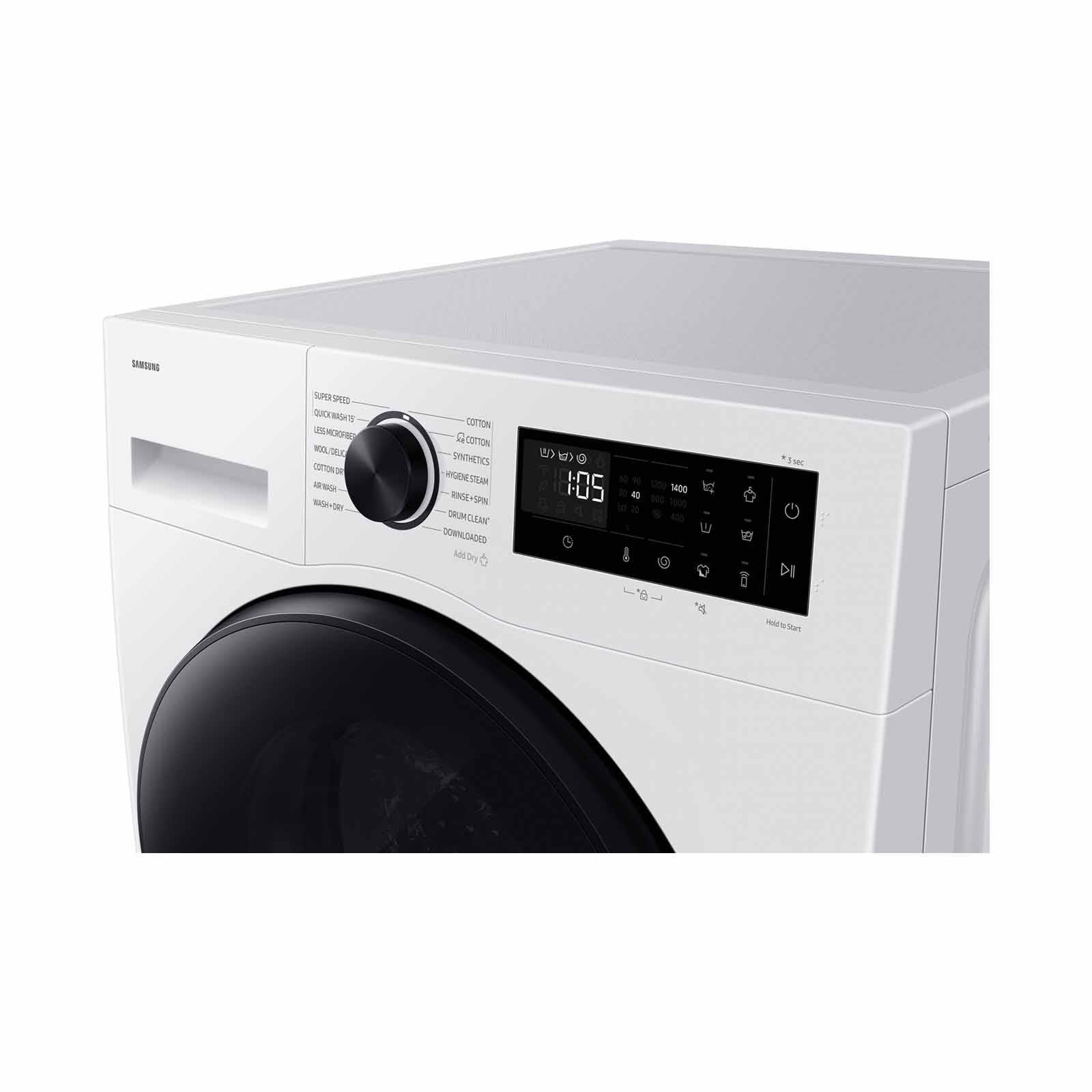 SAMSUNG Front Load Washer/dryer - White (9kg/6kg) WD90HG5U34BESP - Image 2