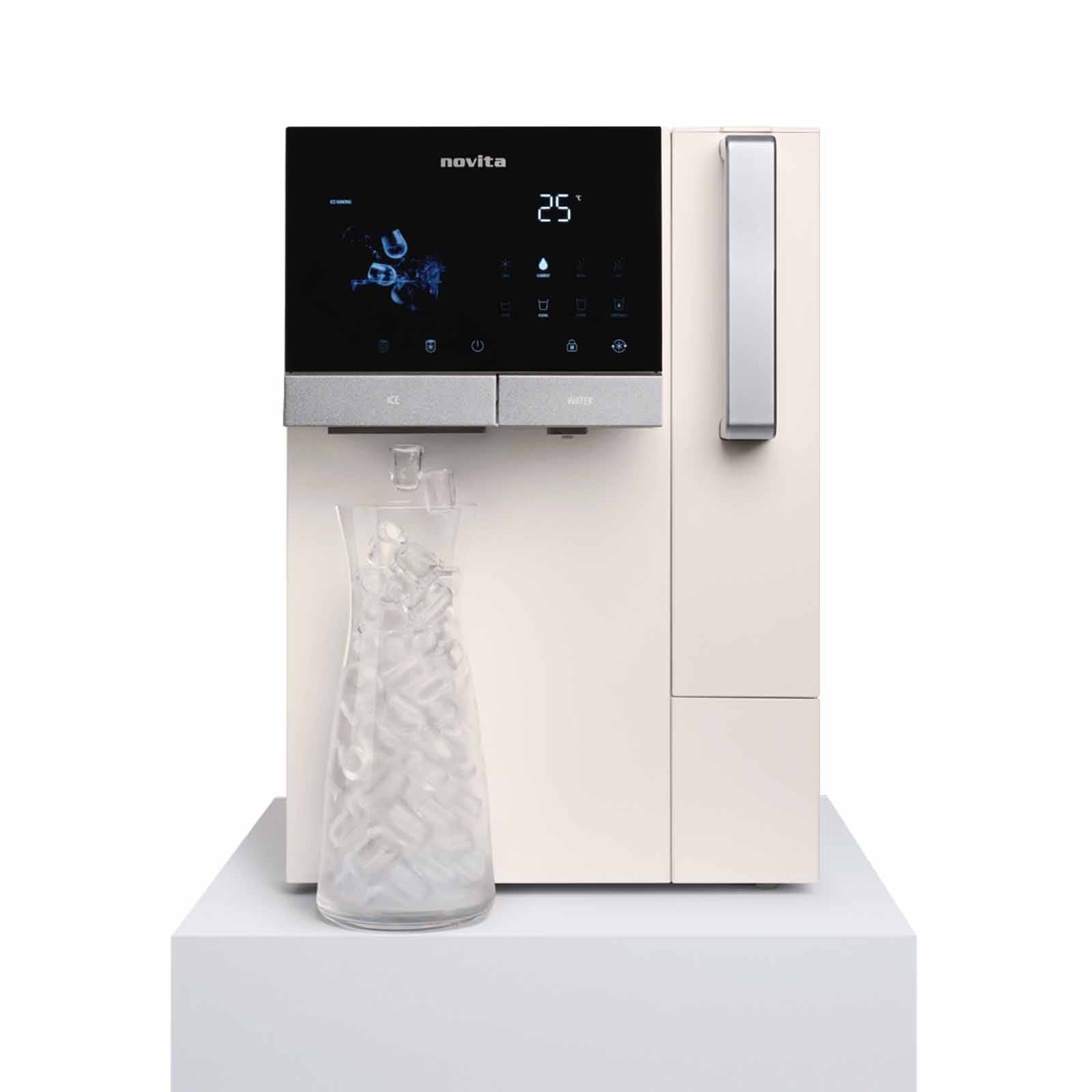 NOVITA Instant Hot/cold Dispenser With Ice Maker - Opaline Beige P9 HYDROPLUS - OPALINE BEIGE
