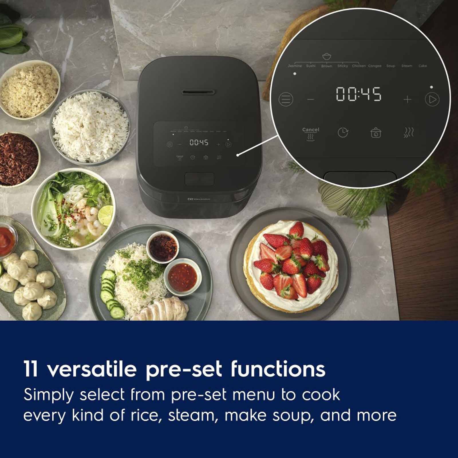 ELECTROLUX 500 Series Rice Cooker (1.4l) E5RC1-600P - Image 8